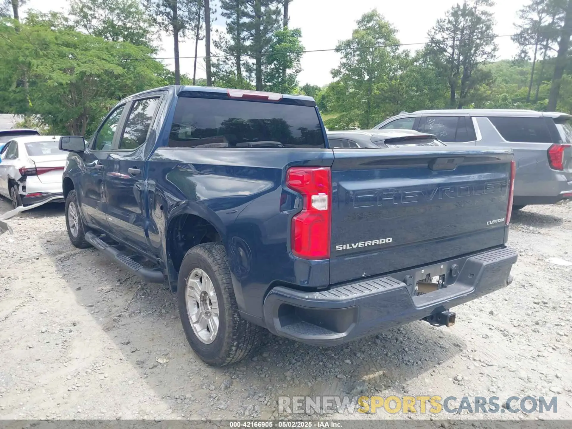 3 Photograph of a damaged car 3GCPWBEK1MG174289 CHEVROLET SILVERADO 1500 2021
