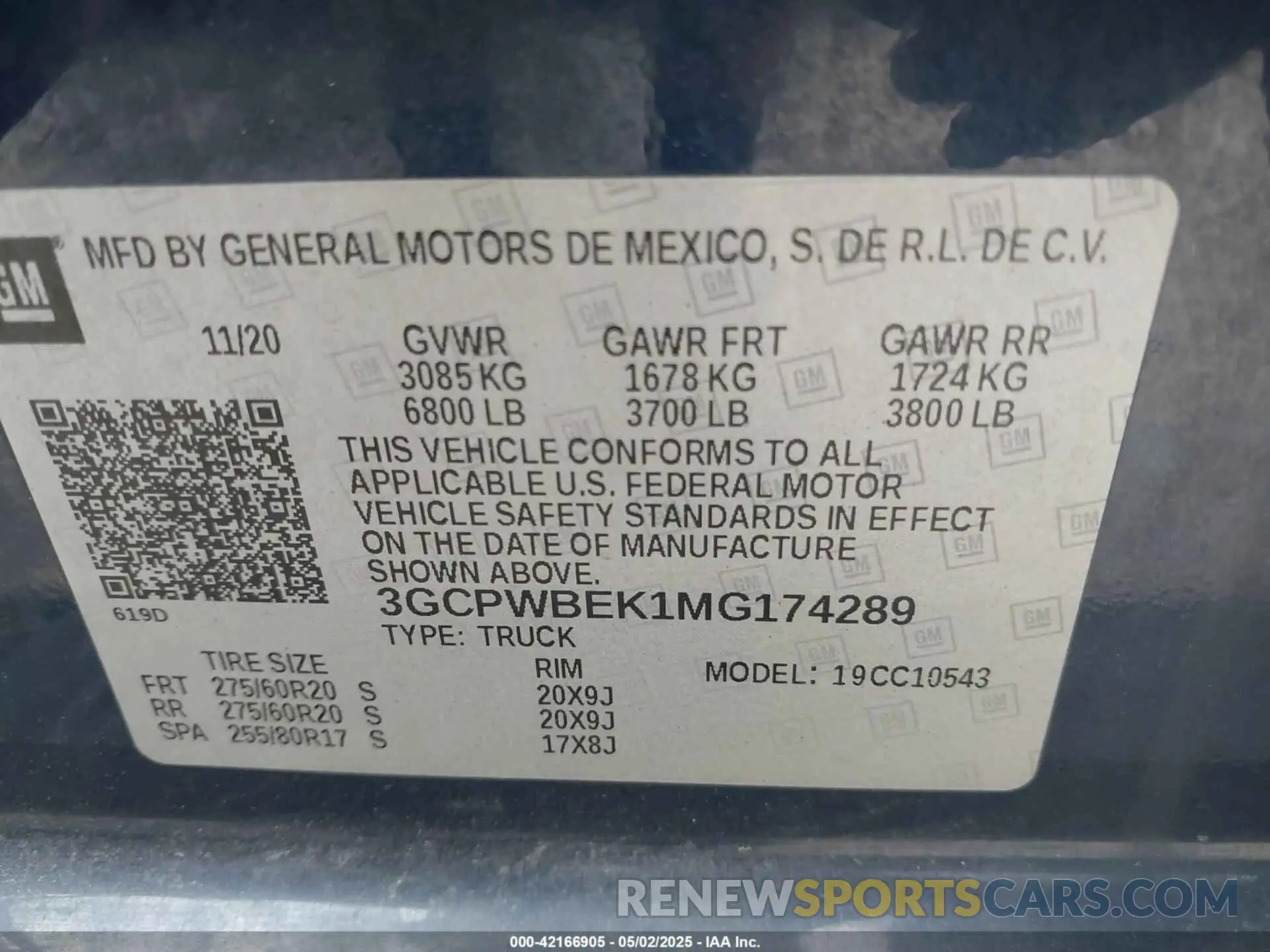 9 Photograph of a damaged car 3GCPWBEK1MG174289 CHEVROLET SILVERADO 1500 2021
