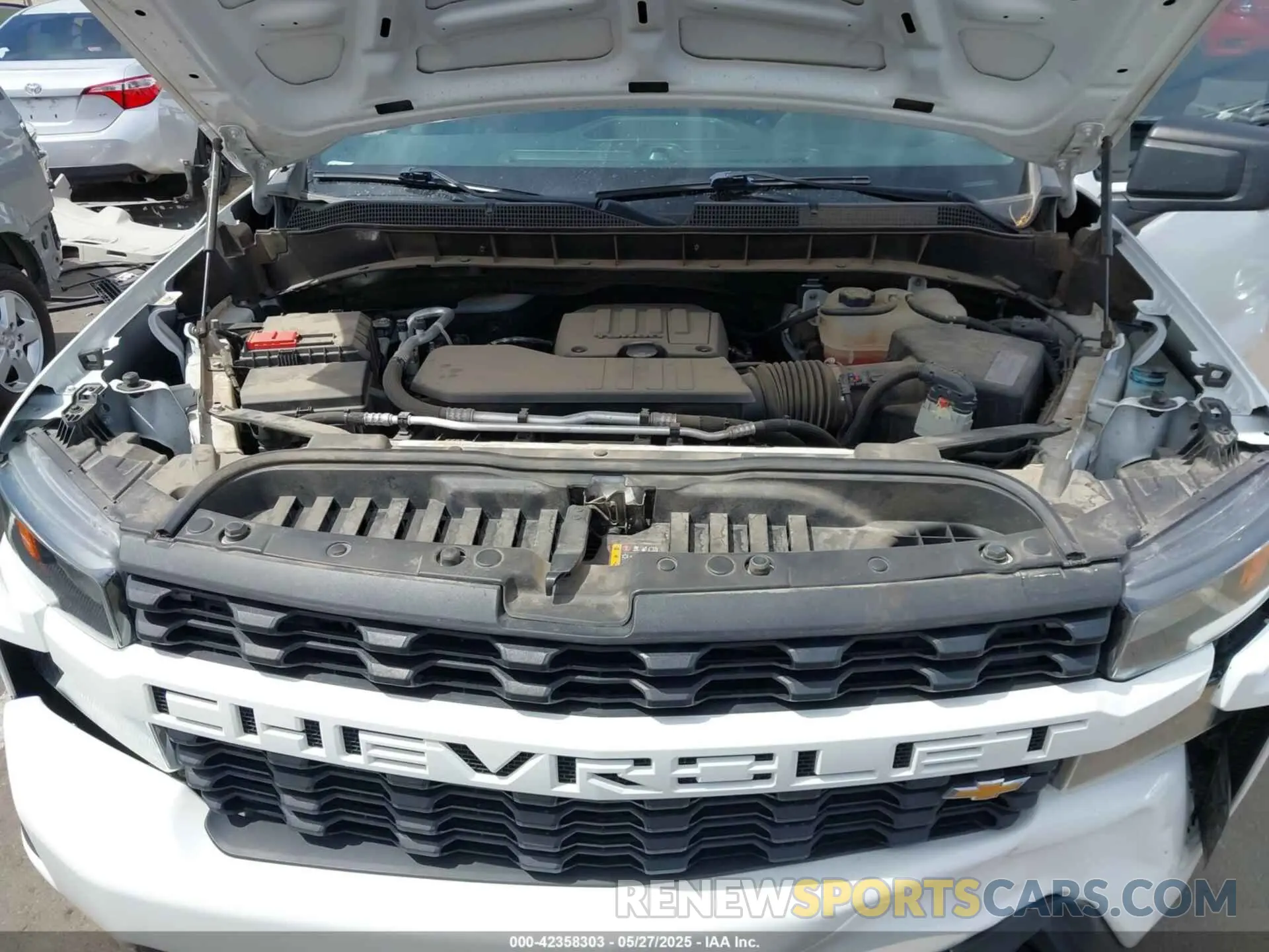 10 Photograph of a damaged car 3GCPWBEK2MG160546 CHEVROLET SILVERADO 1500 2021