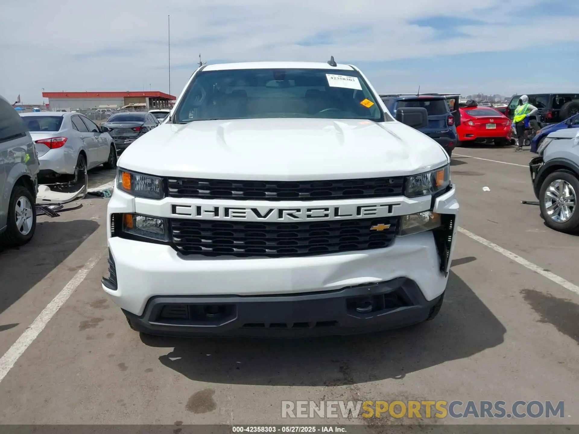 12 Photograph of a damaged car 3GCPWBEK2MG160546 CHEVROLET SILVERADO 1500 2021