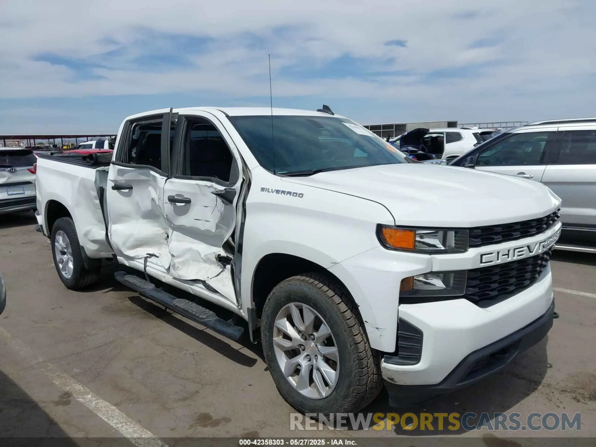 6 Photograph of a damaged car 3GCPWBEK2MG160546 CHEVROLET SILVERADO 1500 2021