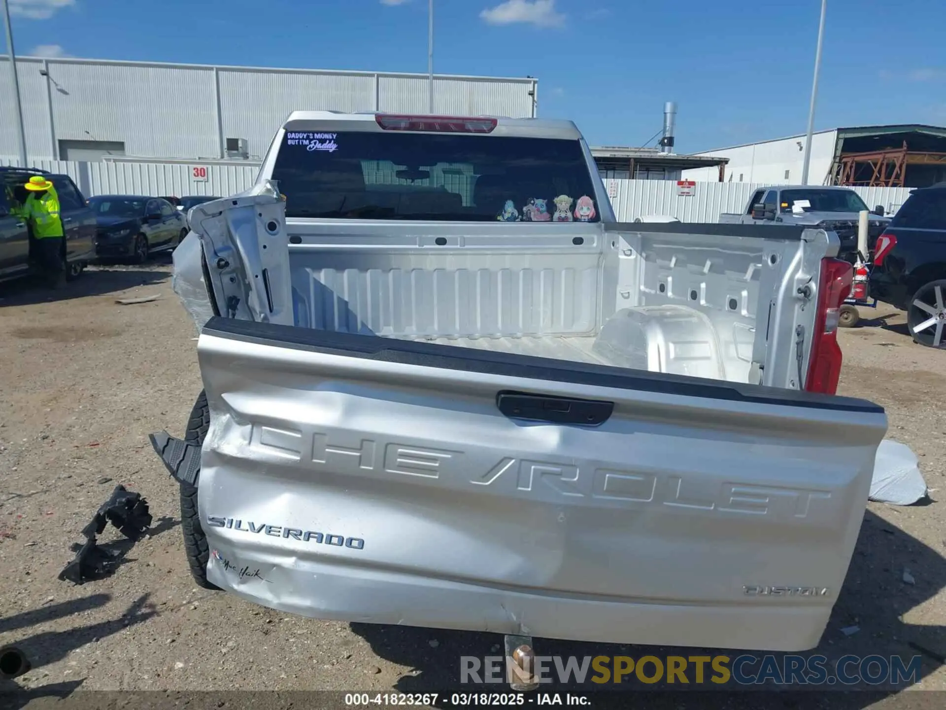 17 Photograph of a damaged car 3GCPWBEK2MG236413 CHEVROLET SILVERADO 1500 2021