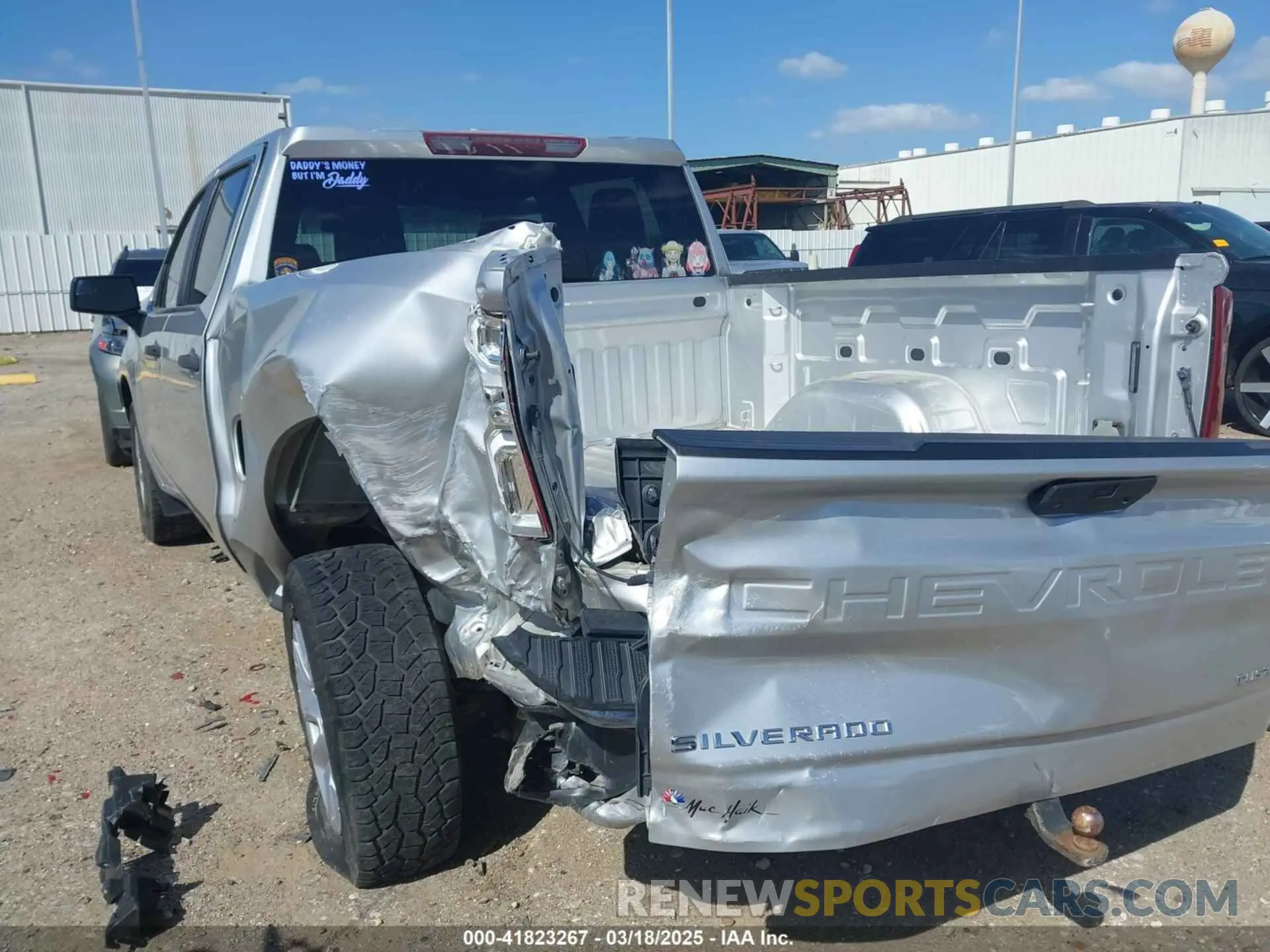 6 Photograph of a damaged car 3GCPWBEK2MG236413 CHEVROLET SILVERADO 1500 2021