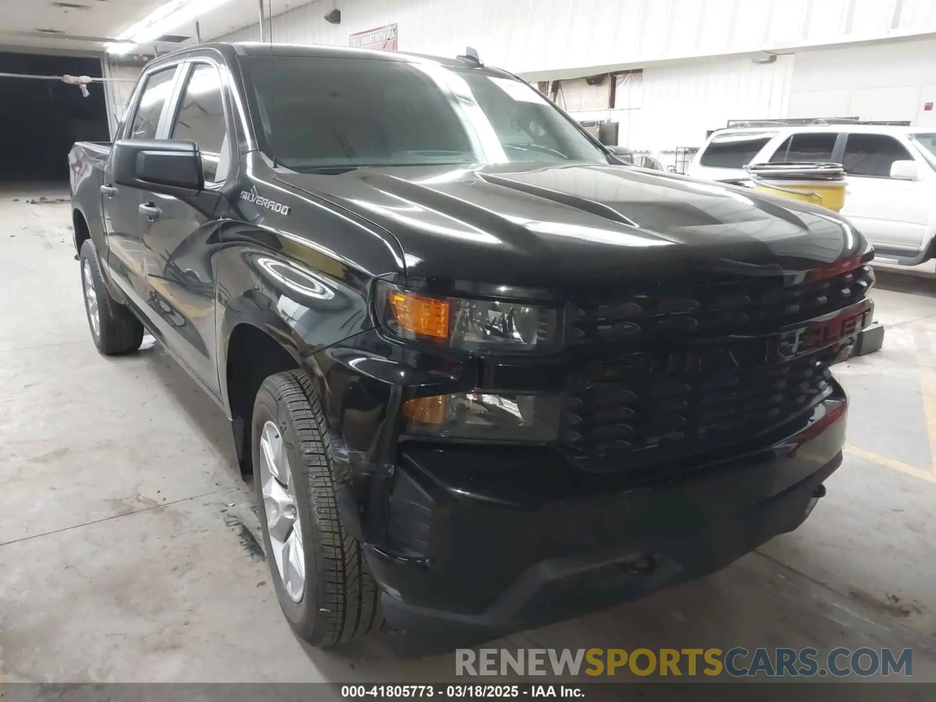 1 Photograph of a damaged car 3GCPWBEK2MG280007 CHEVROLET SILVERADO 1500 2021