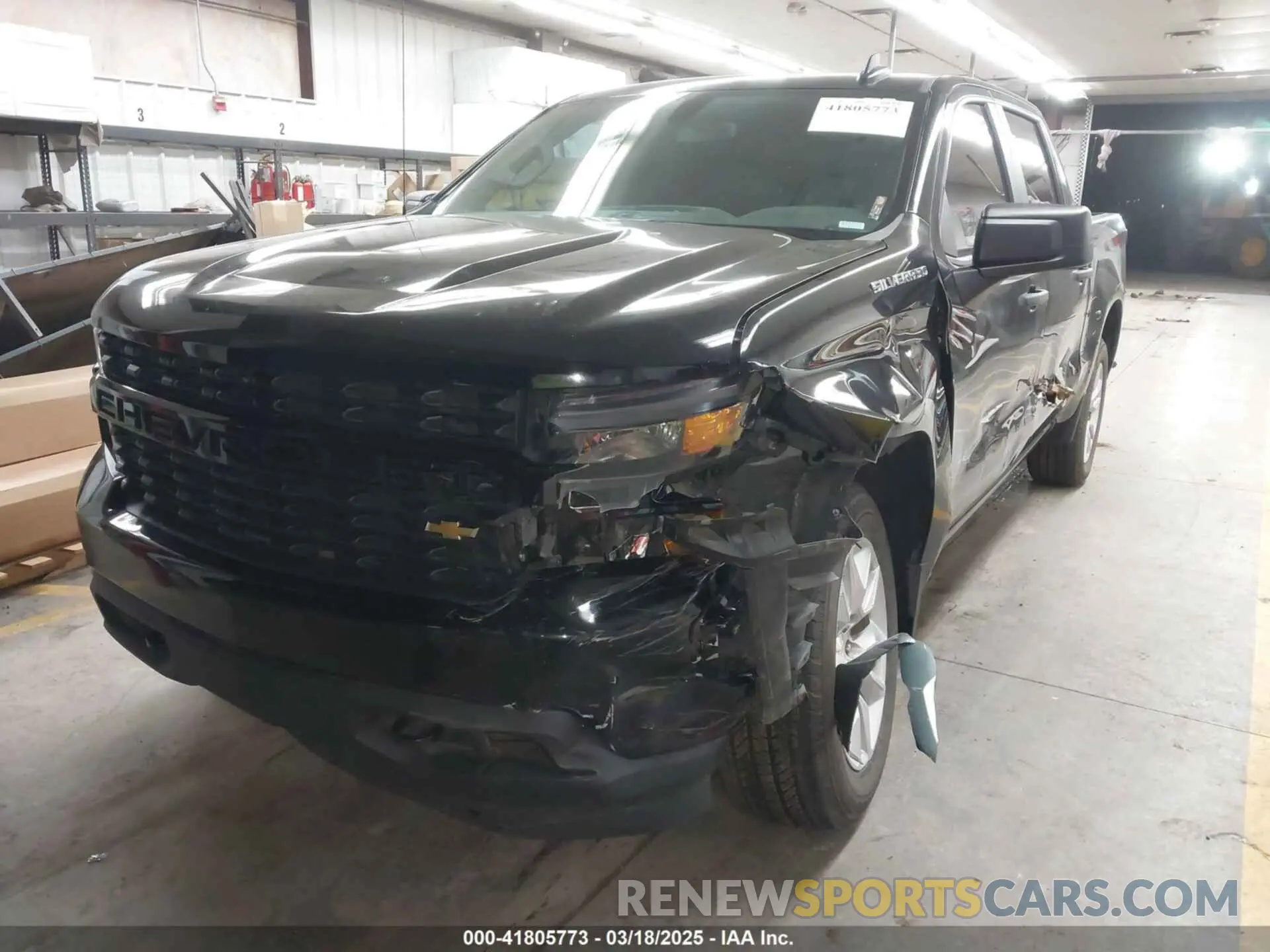 2 Photograph of a damaged car 3GCPWBEK2MG280007 CHEVROLET SILVERADO 1500 2021
