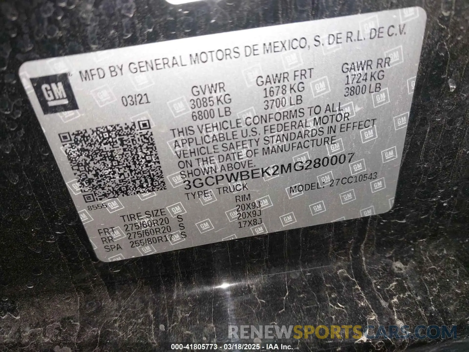 9 Photograph of a damaged car 3GCPWBEK2MG280007 CHEVROLET SILVERADO 1500 2021