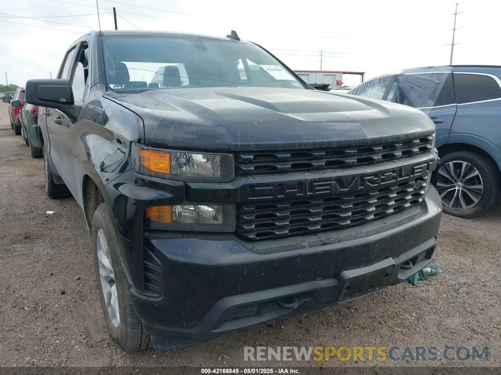 1 Photograph of a damaged car 3GCPWBEK3MG297088 CHEVROLET SILVERADO 1500 2021