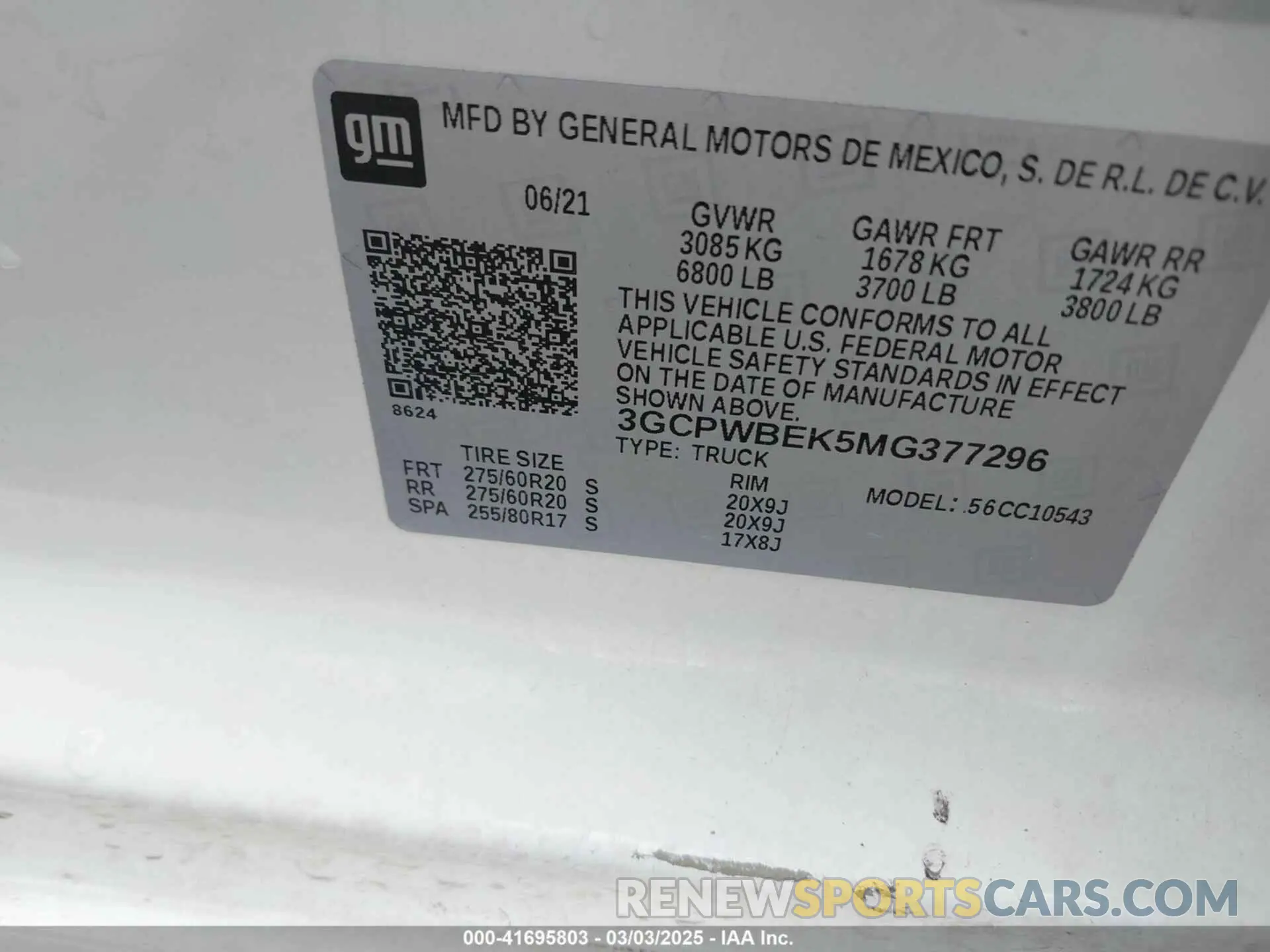 9 Photograph of a damaged car 3GCPWBEK5MG377296 CHEVROLET SILVERADO 1500 2021