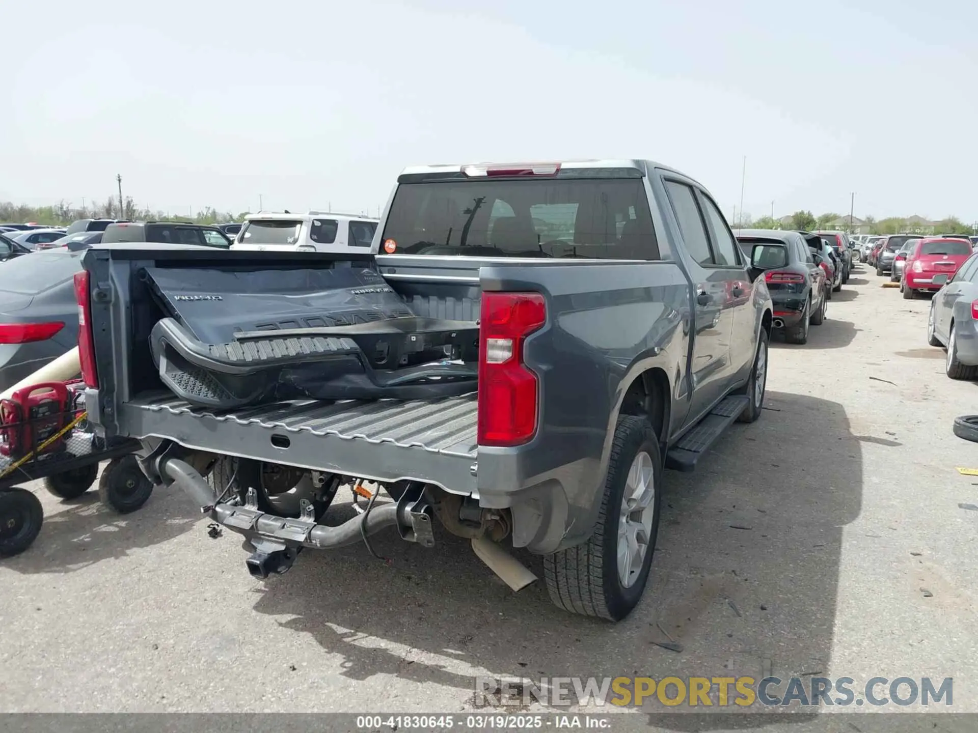 4 Photograph of a damaged car 3GCPWBEK5MG449596 CHEVROLET SILVERADO 1500 2021