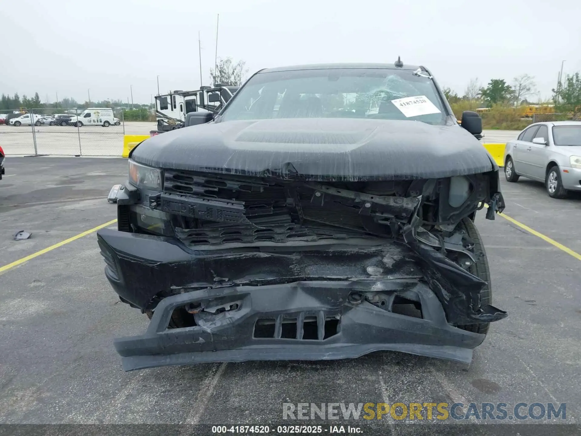 12 Photograph of a damaged car 3GCPWBEK5MG451977 CHEVROLET SILVERADO 1500 2021