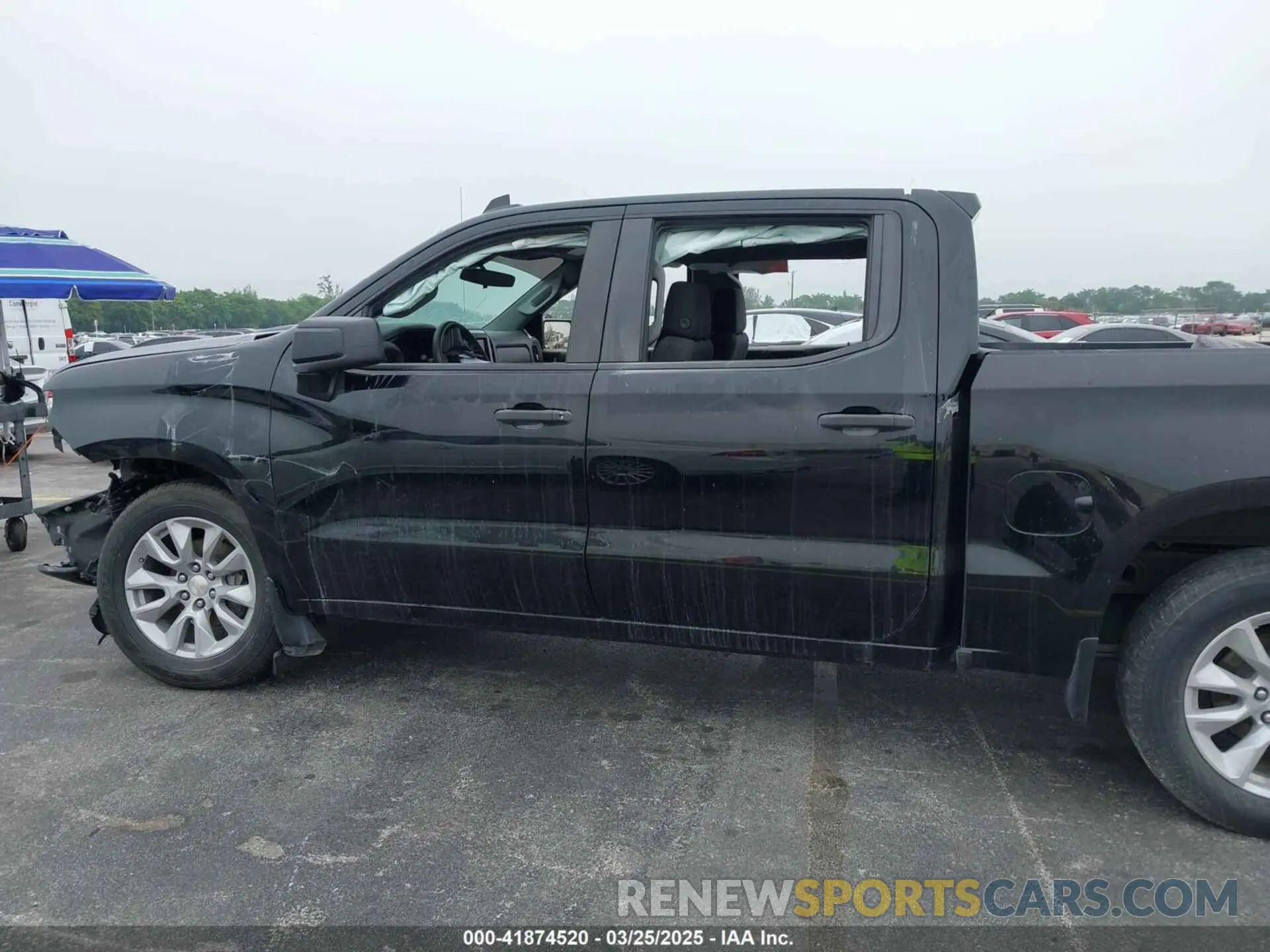 14 Photograph of a damaged car 3GCPWBEK5MG451977 CHEVROLET SILVERADO 1500 2021
