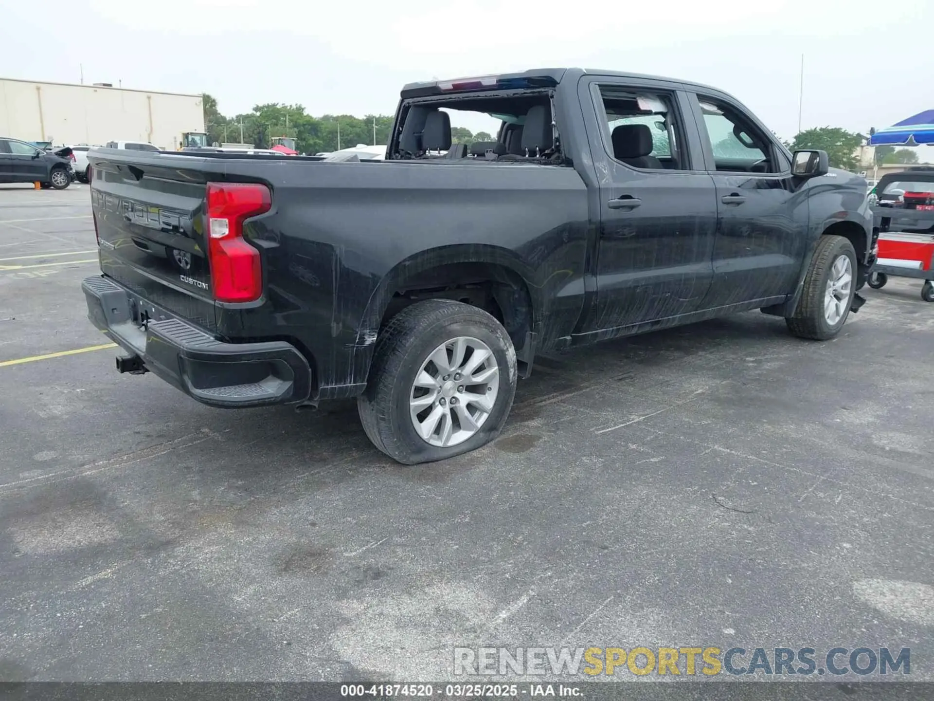 4 Photograph of a damaged car 3GCPWBEK5MG451977 CHEVROLET SILVERADO 1500 2021