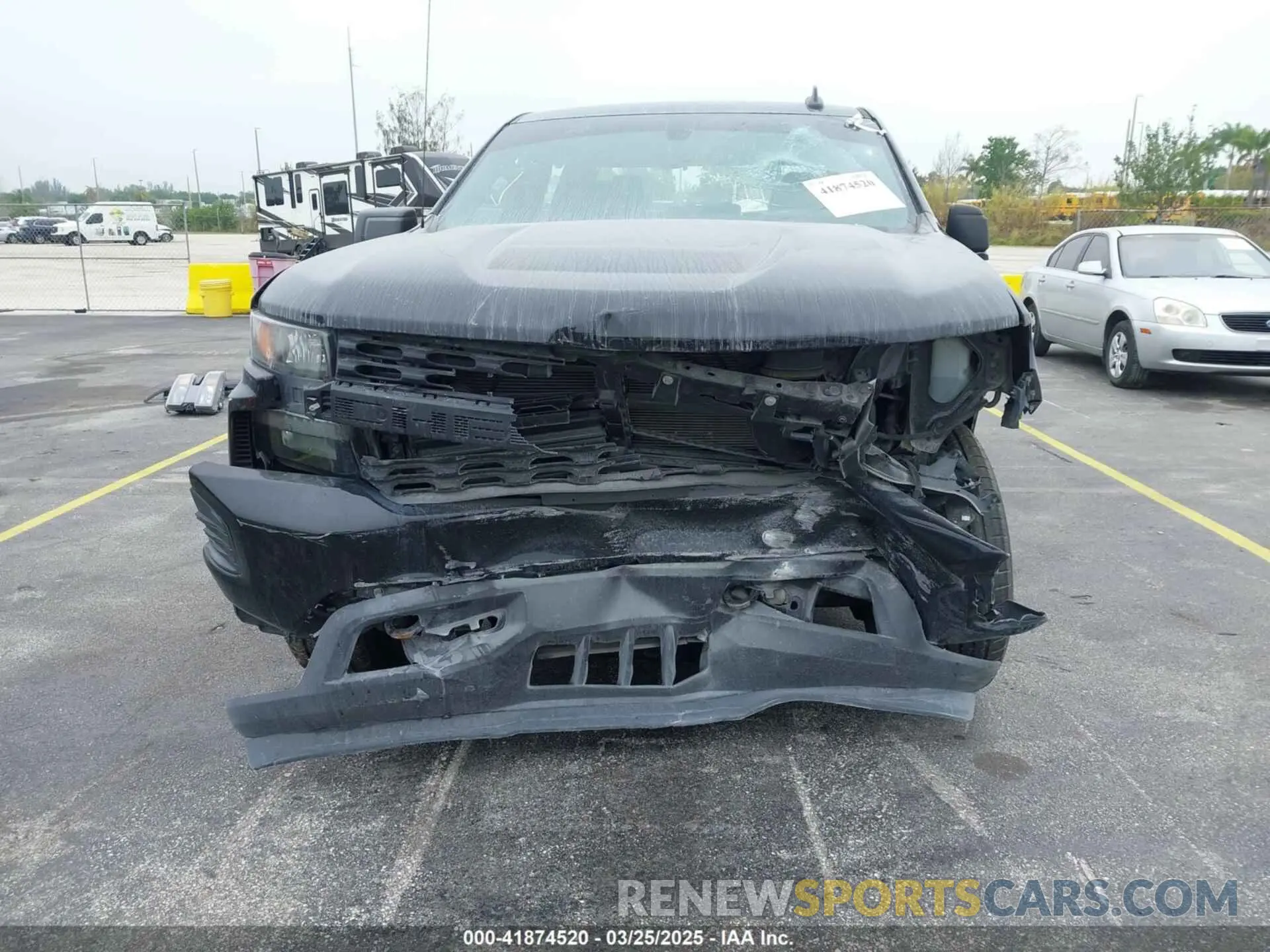 6 Photograph of a damaged car 3GCPWBEK5MG451977 CHEVROLET SILVERADO 1500 2021
