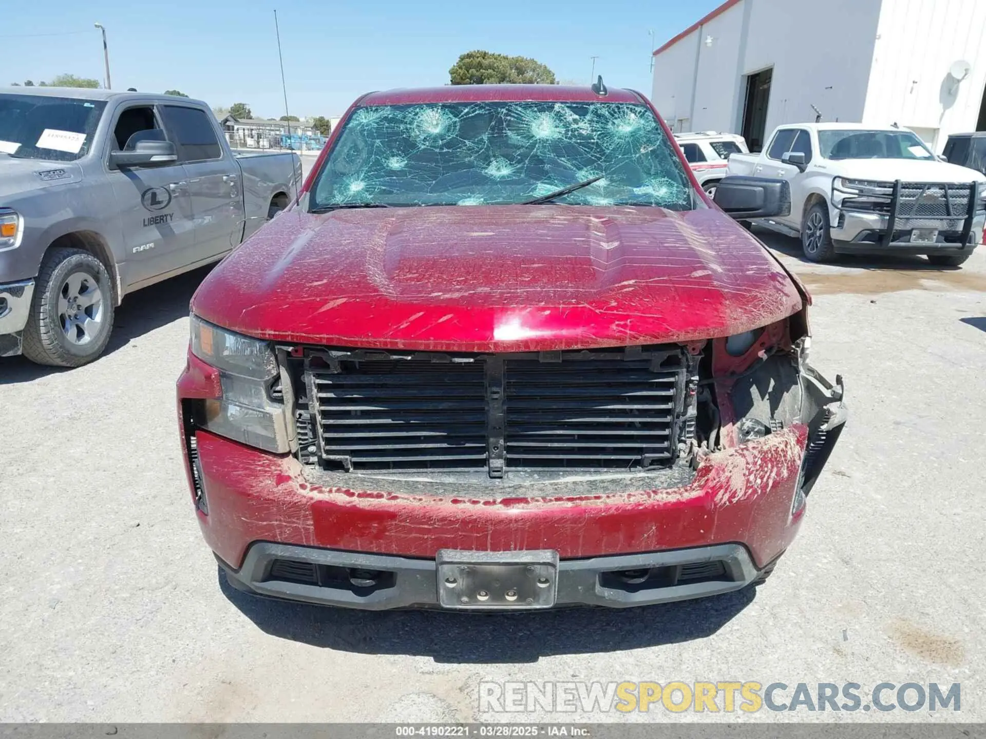 12 Photograph of a damaged car 3GCPWBEK8MG371573 CHEVROLET SILVERADO 1500 2021