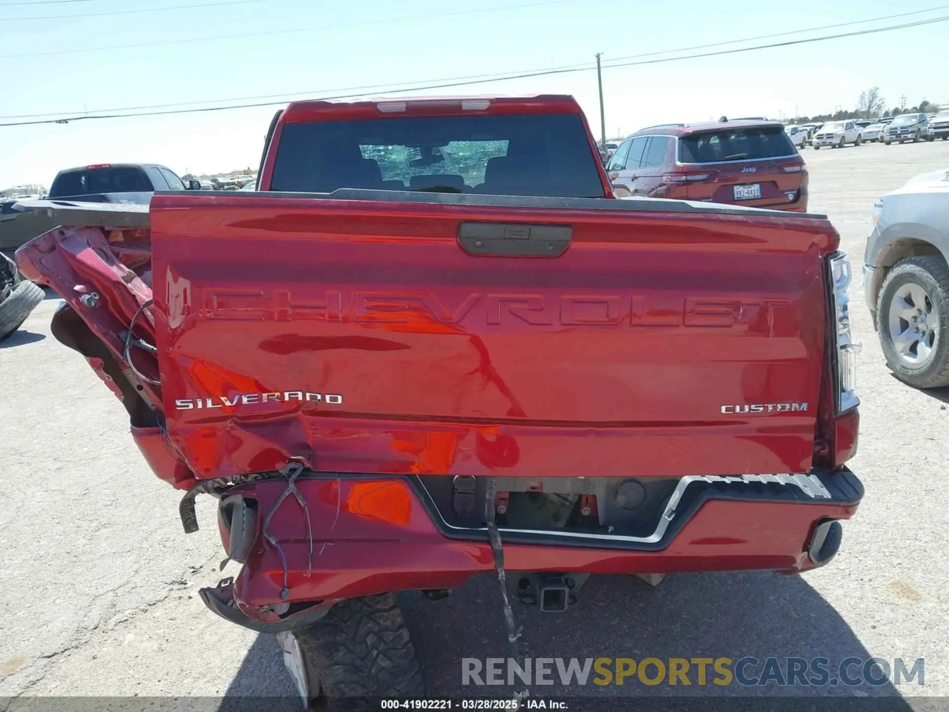 16 Photograph of a damaged car 3GCPWBEK8MG371573 CHEVROLET SILVERADO 1500 2021