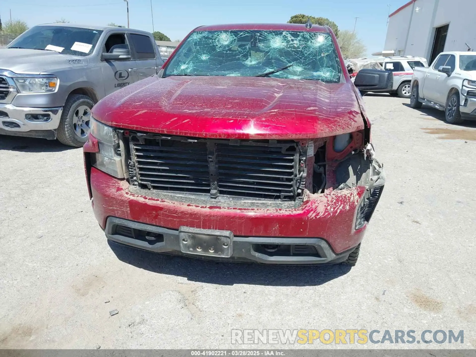6 Photograph of a damaged car 3GCPWBEK8MG371573 CHEVROLET SILVERADO 1500 2021