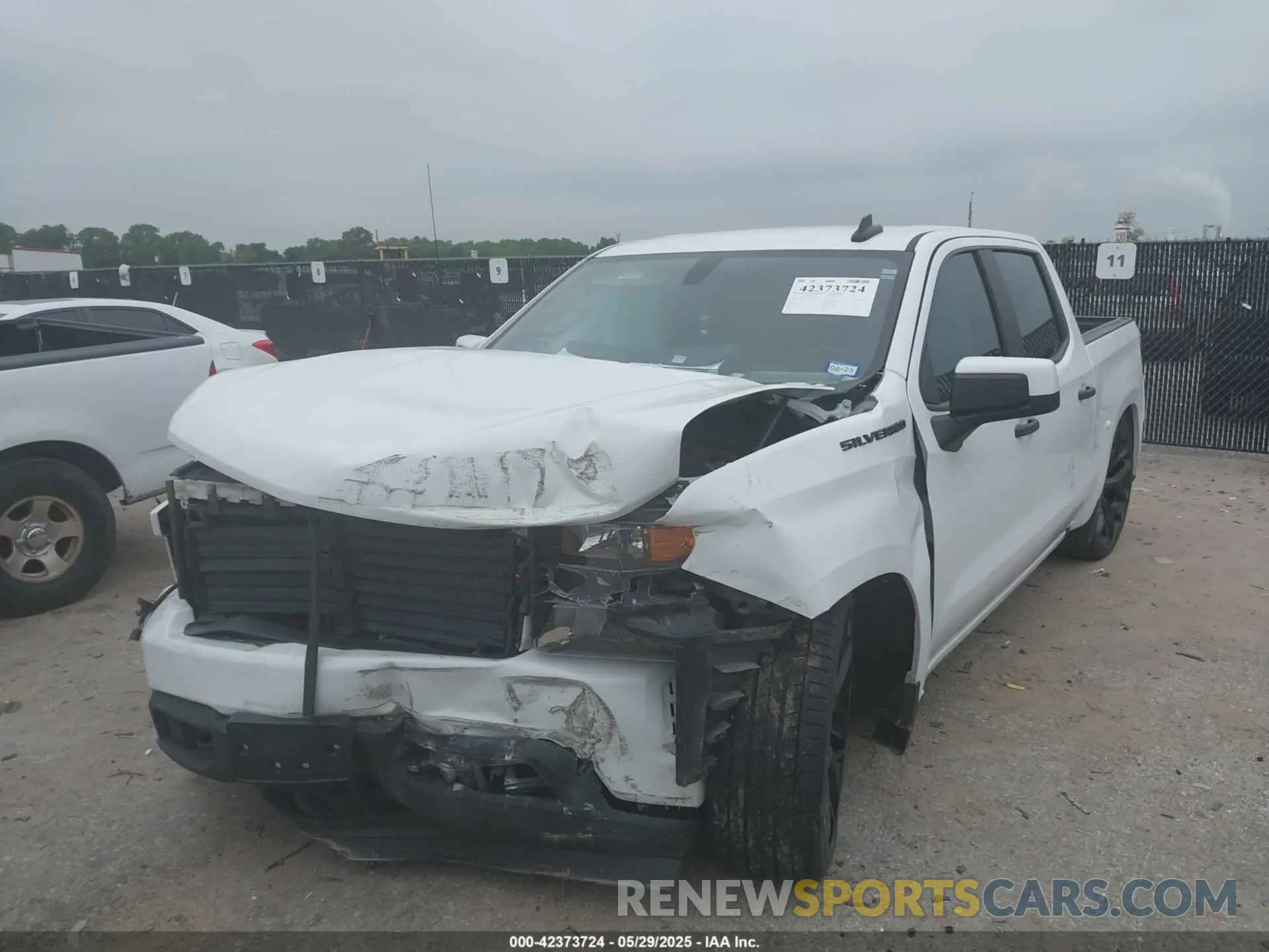 2 Photograph of a damaged car 3GCPWBEK9MG102403 CHEVROLET SILVERADO 1500 2021