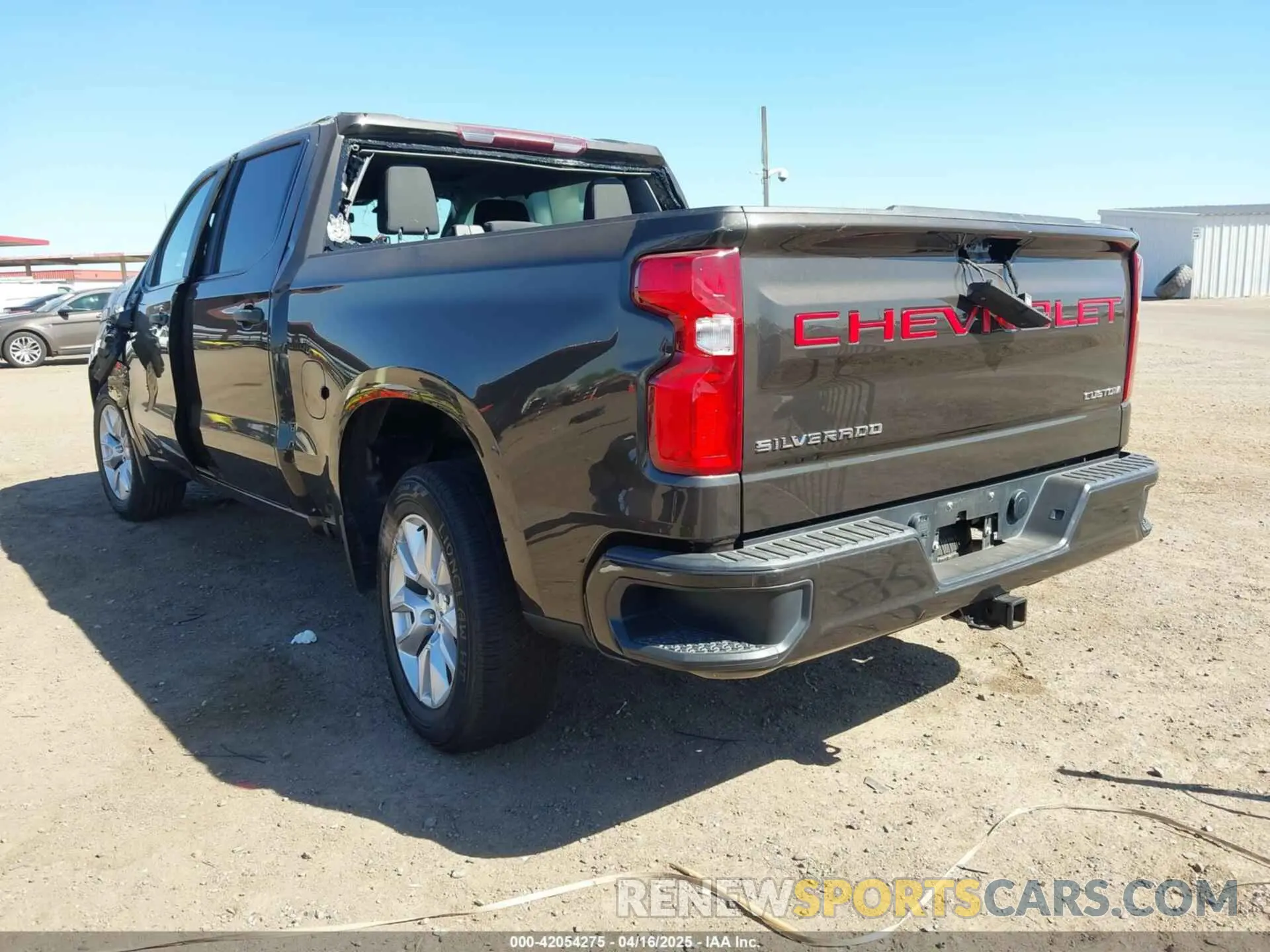 3 Photograph of a damaged car 3GCPWBEK9MG272650 CHEVROLET SILVERADO 1500 2021