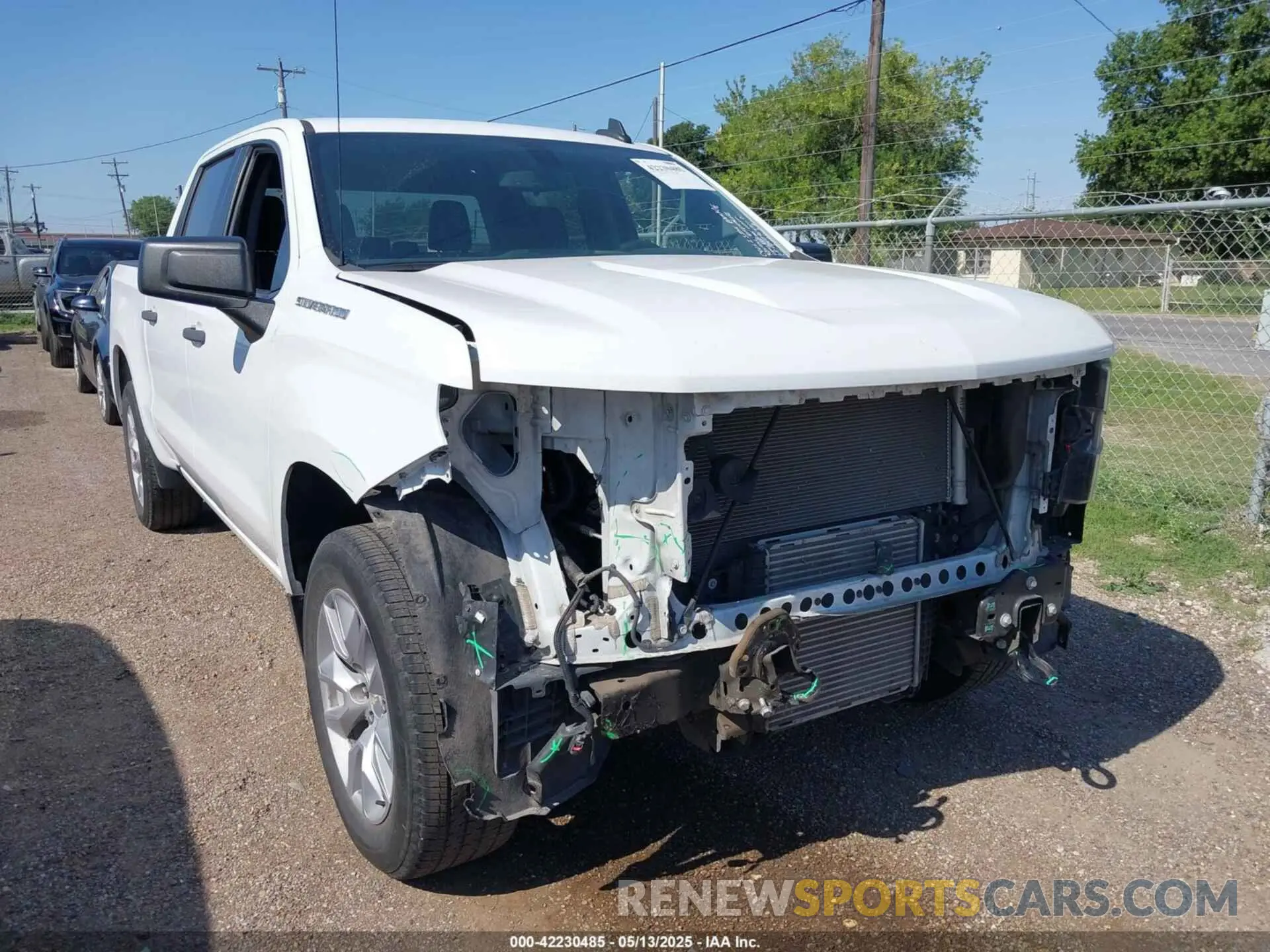 1 Photograph of a damaged car 3GCPWBEKXMG315490 CHEVROLET SILVERADO 1500 2021