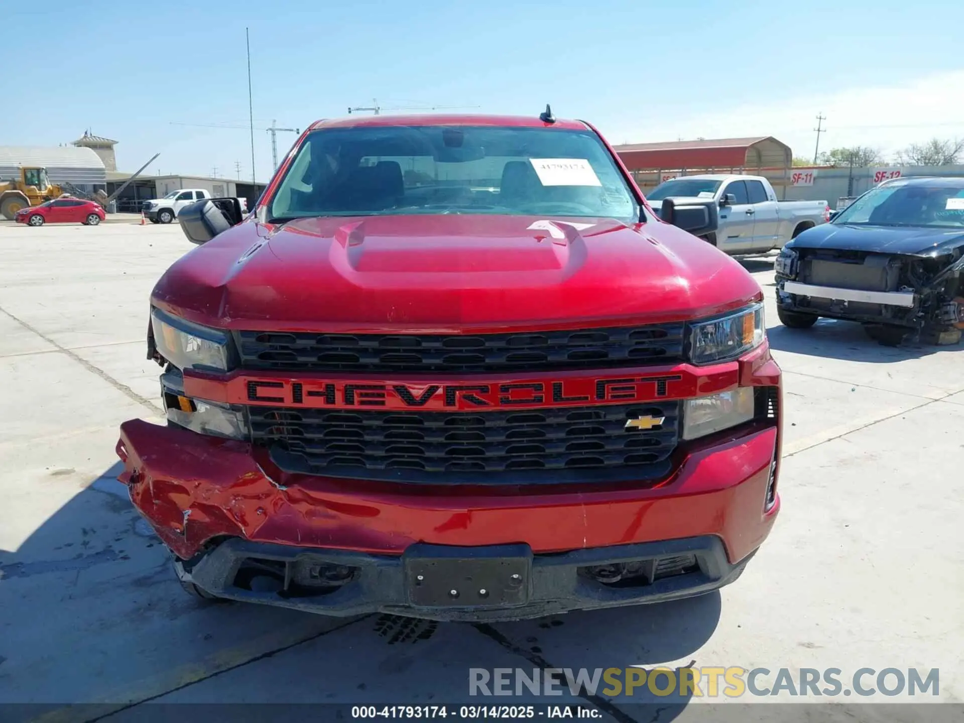 12 Photograph of a damaged car 3GCPWBEKXMG342060 CHEVROLET SILVERADO 1500 2021