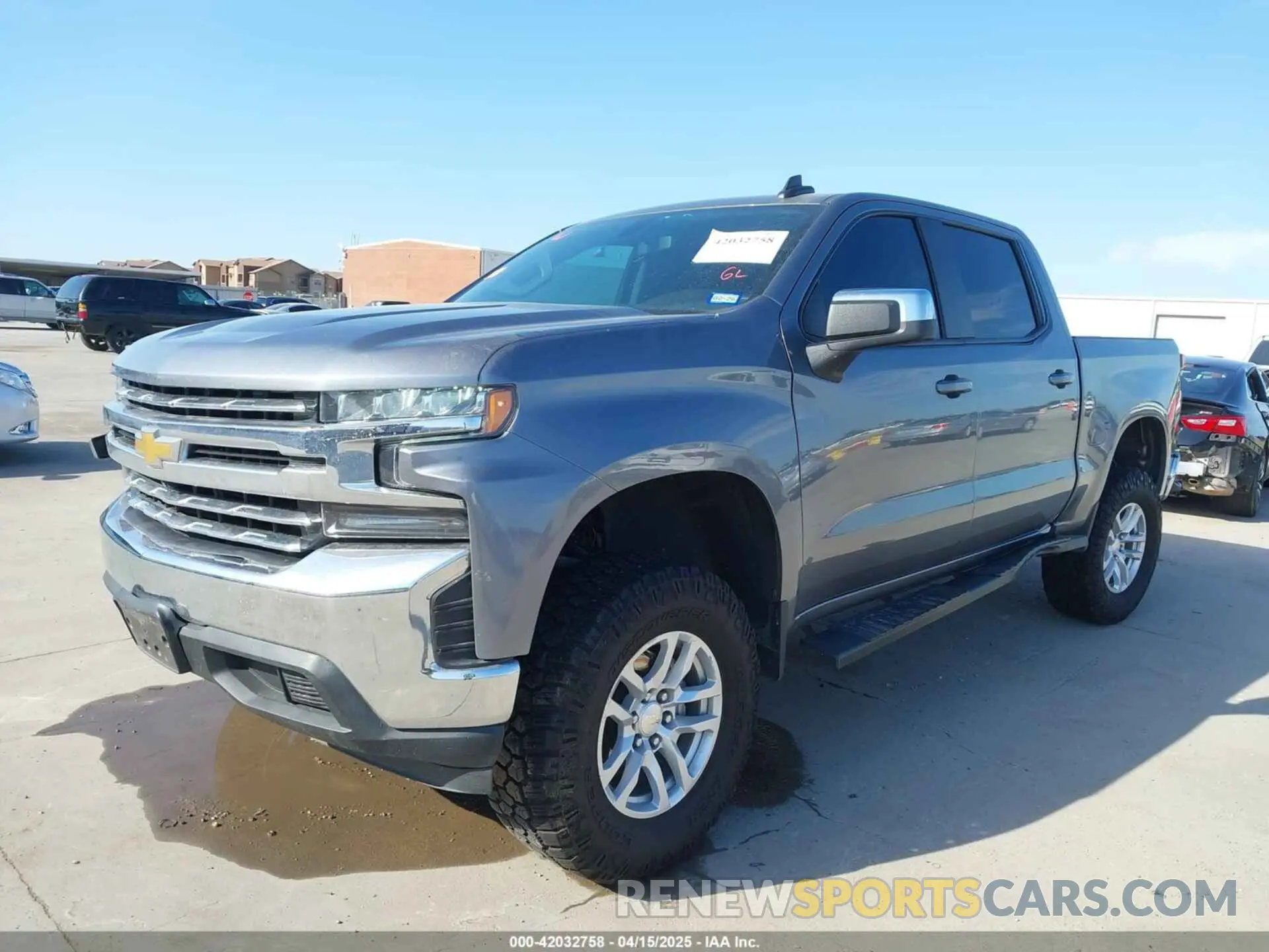 2 Photograph of a damaged car 3GCPWCED0MG426296 CHEVROLET SILVERADO 1500 2021