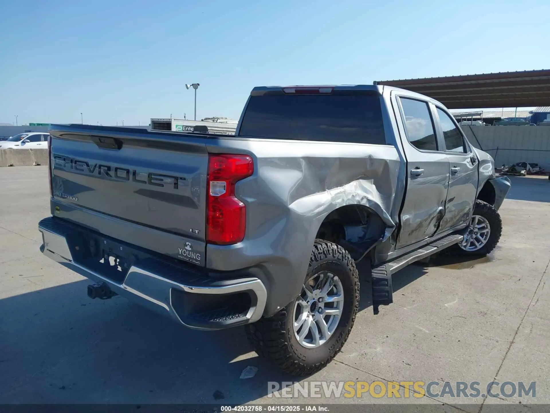 4 Photograph of a damaged car 3GCPWCED0MG426296 CHEVROLET SILVERADO 1500 2021