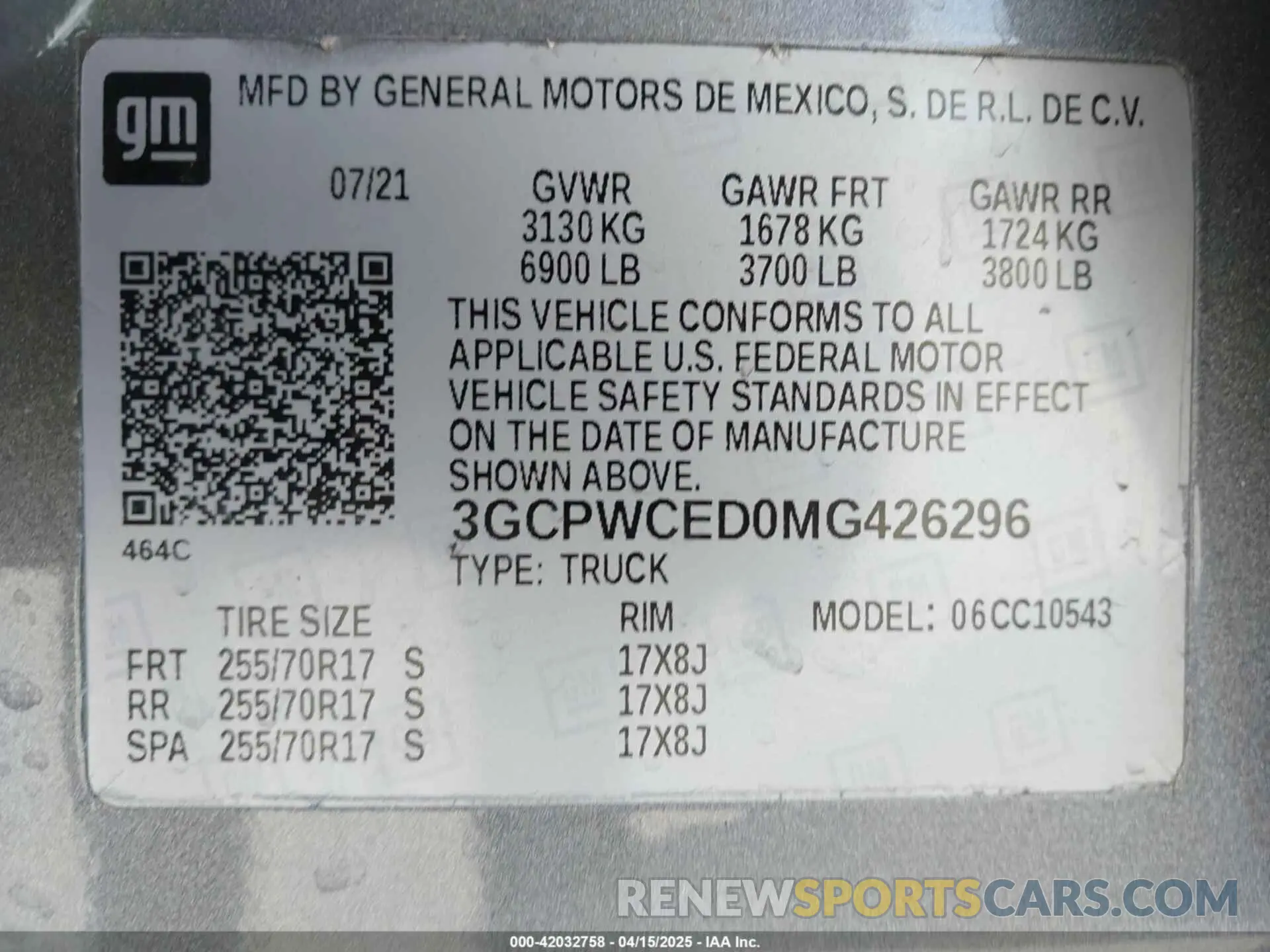 9 Photograph of a damaged car 3GCPWCED0MG426296 CHEVROLET SILVERADO 1500 2021