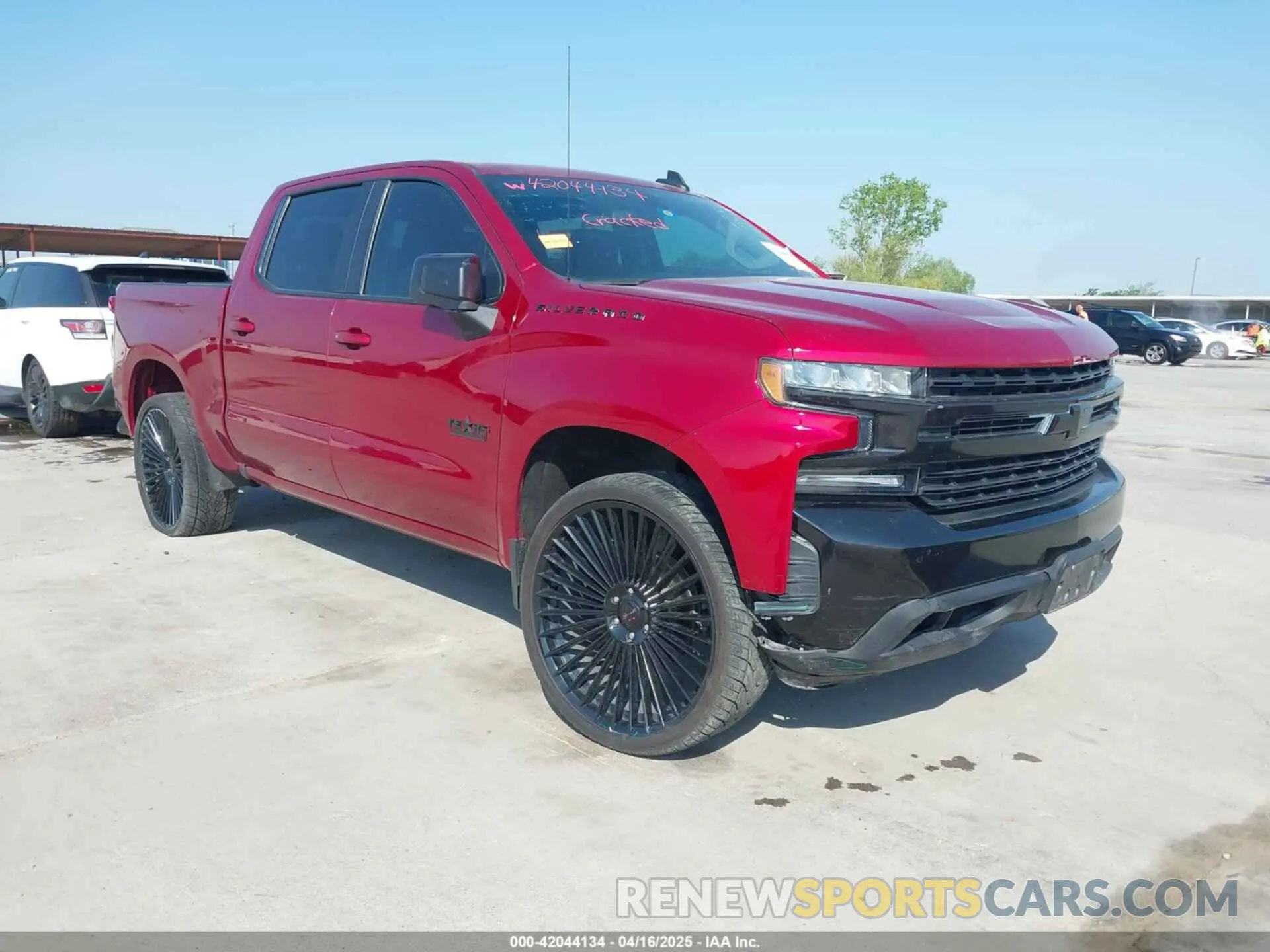 1 Photograph of a damaged car 3GCPWCED1MG450462 CHEVROLET SILVERADO 1500 2021
