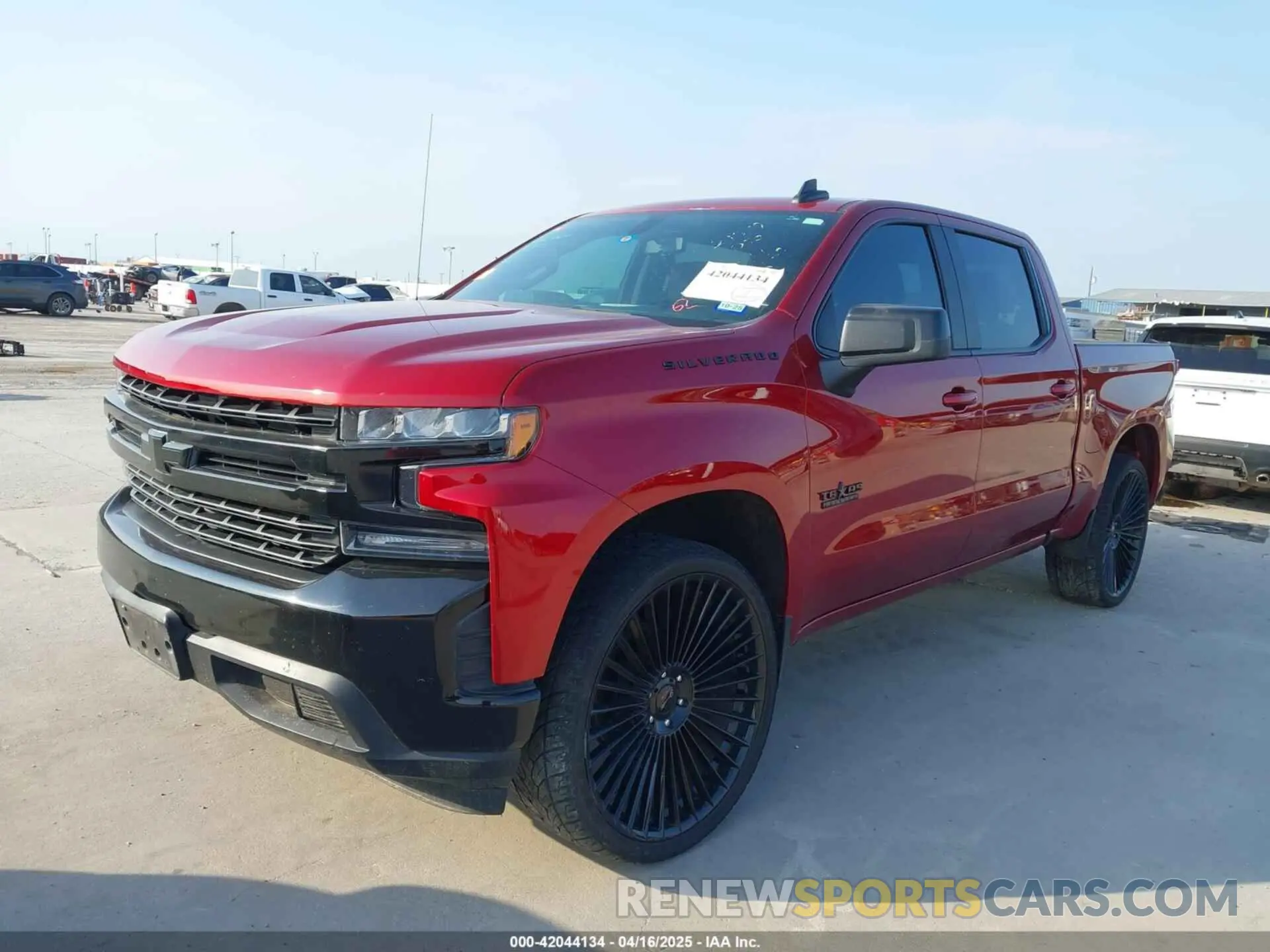 2 Photograph of a damaged car 3GCPWCED1MG450462 CHEVROLET SILVERADO 1500 2021