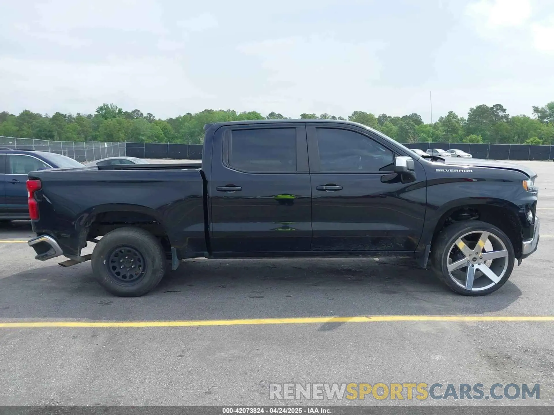 13 Photograph of a damaged car 3GCPWCED3MG343252 CHEVROLET SILVERADO 1500 2021