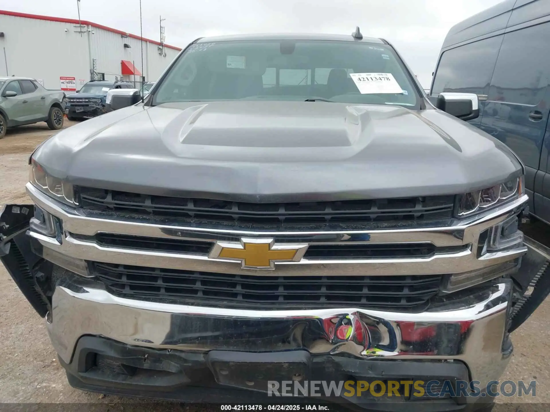 12 Photograph of a damaged car 3GCPWCED5MG133512 CHEVROLET SILVERADO 1500 2021