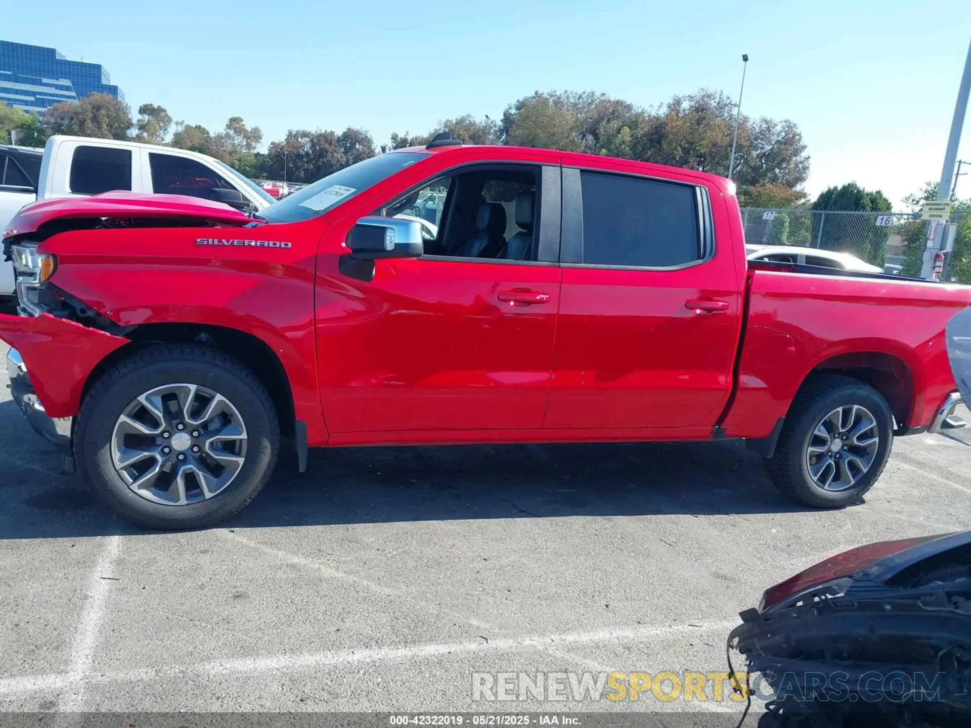 14 Photograph of a damaged car 3GCPWCED5MG151508 CHEVROLET SILVERADO 1500 2021
