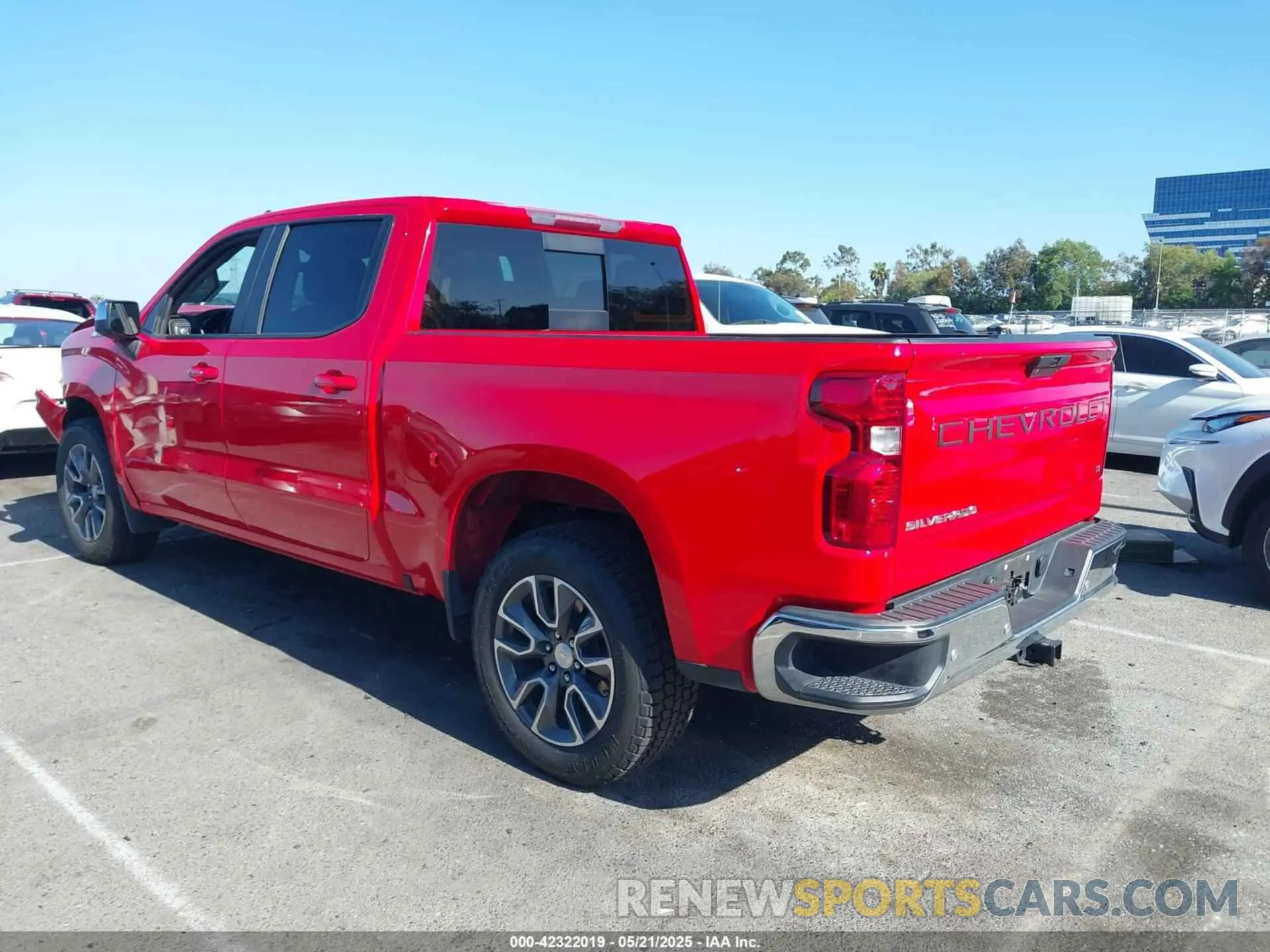 3 Photograph of a damaged car 3GCPWCED5MG151508 CHEVROLET SILVERADO 1500 2021