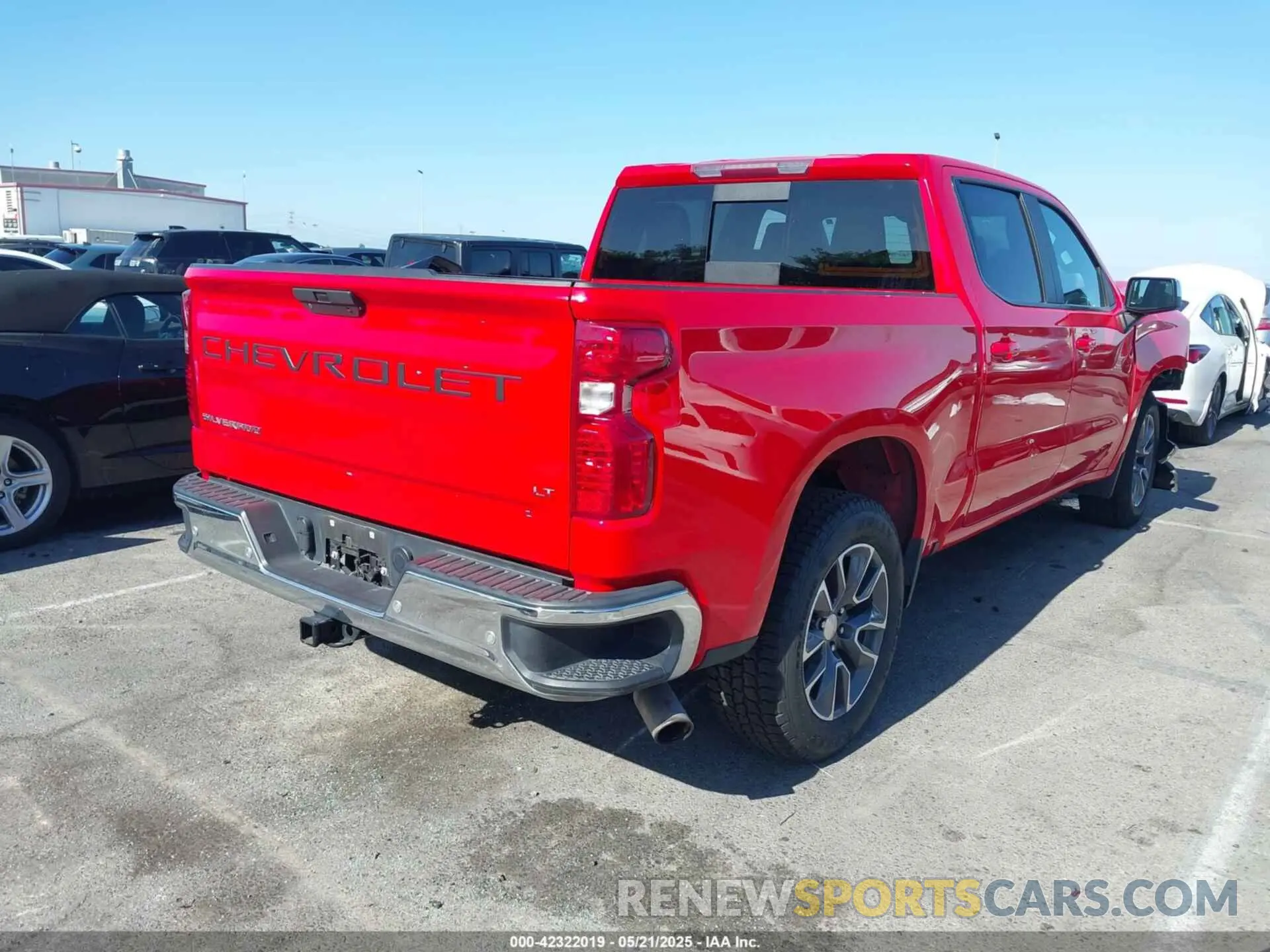 4 Photograph of a damaged car 3GCPWCED5MG151508 CHEVROLET SILVERADO 1500 2021