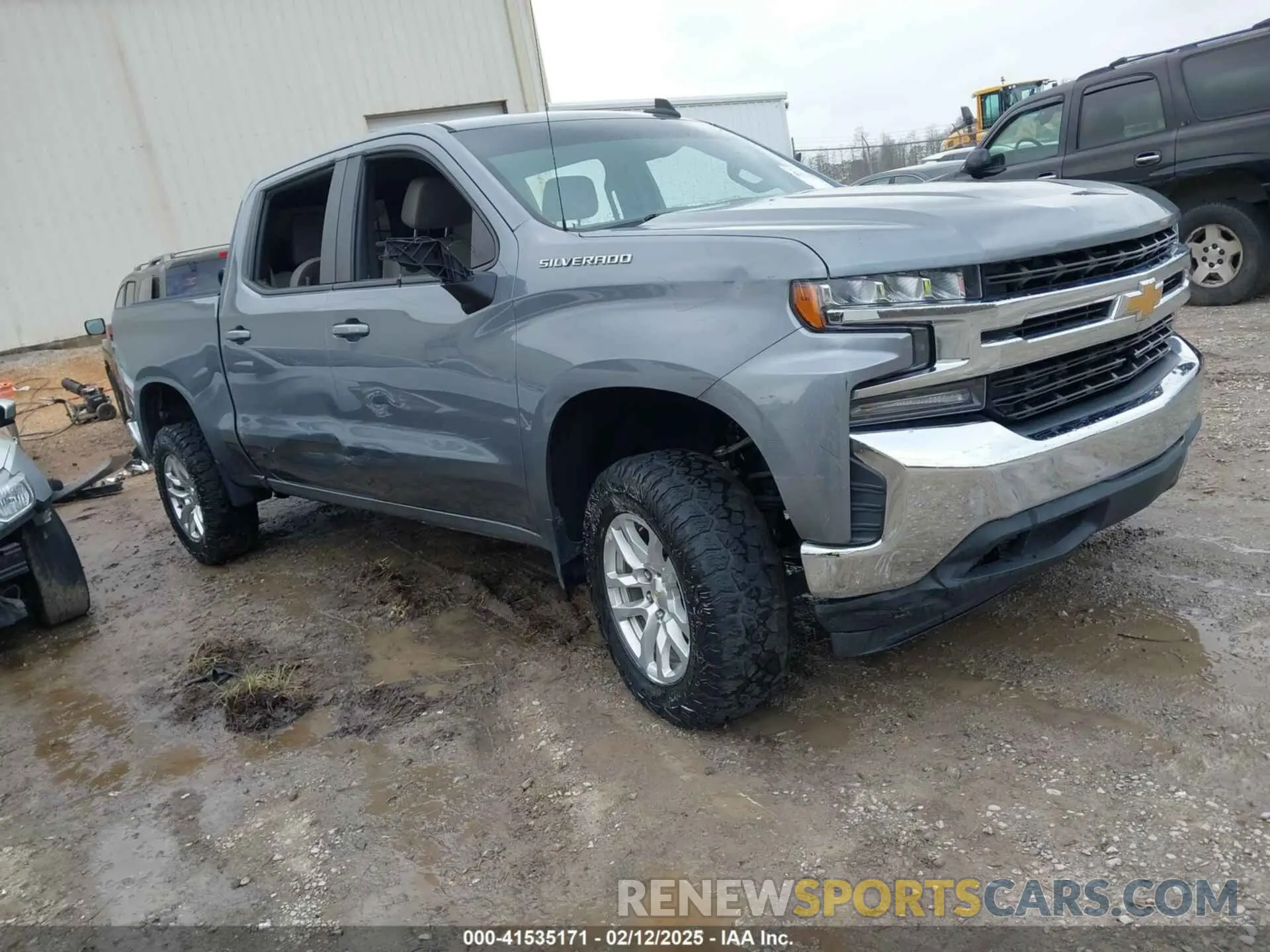1 Photograph of a damaged car 3GCPWCED7MG245504 CHEVROLET SILVERADO 1500 2021