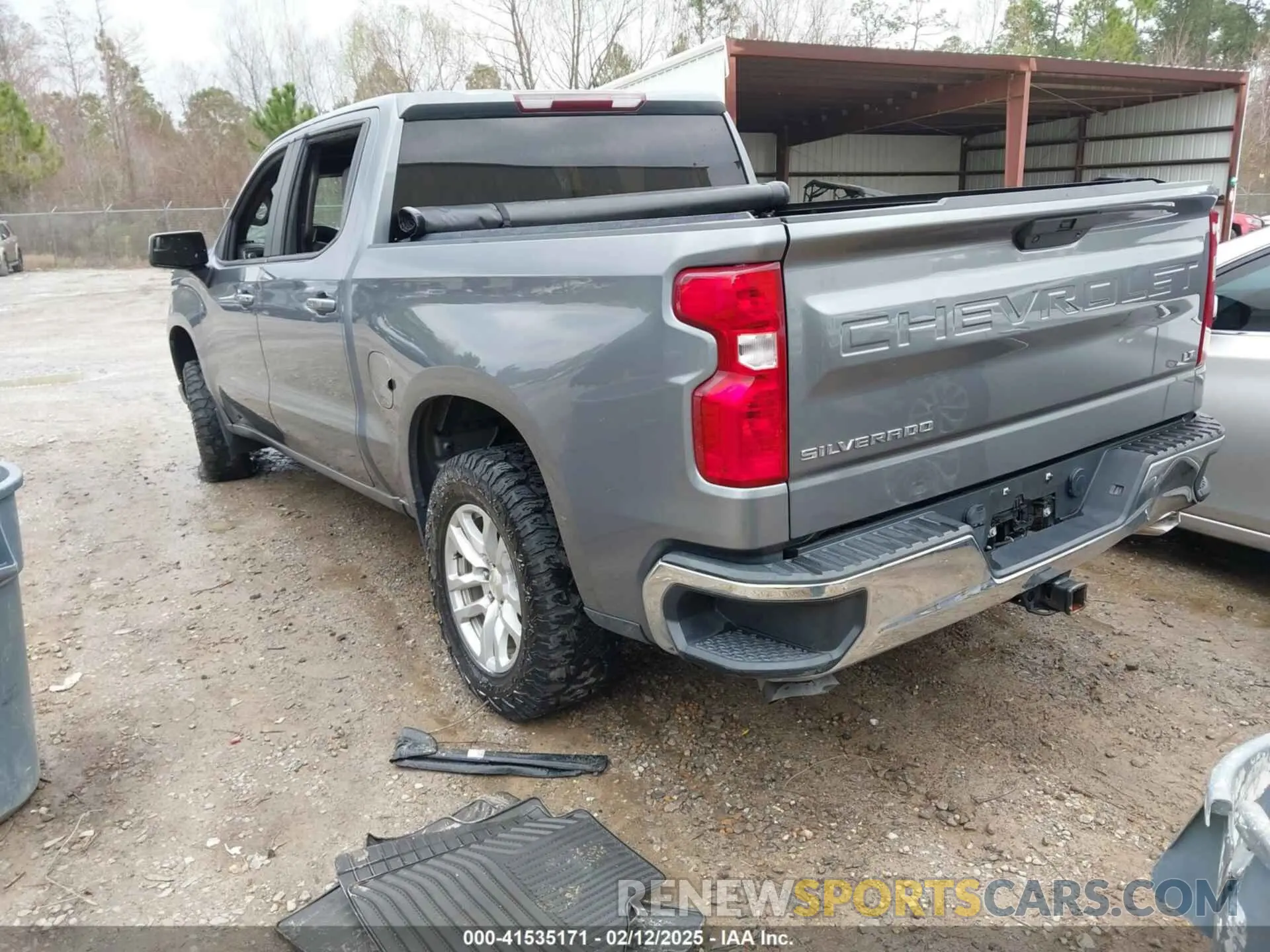 3 Photograph of a damaged car 3GCPWCED7MG245504 CHEVROLET SILVERADO 1500 2021