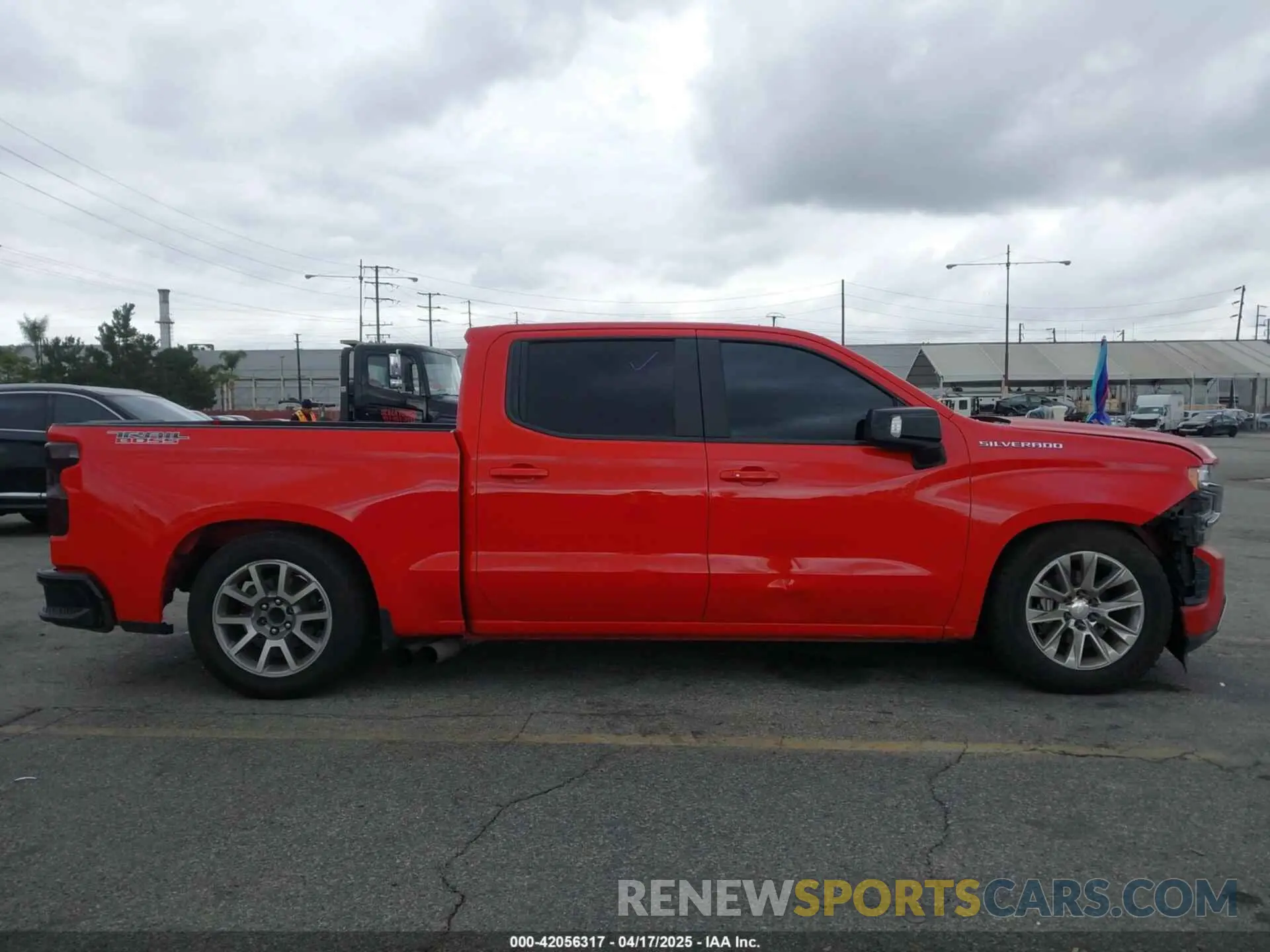 14 Photograph of a damaged car 3GCPWCED8MG250145 CHEVROLET SILVERADO 1500 2021