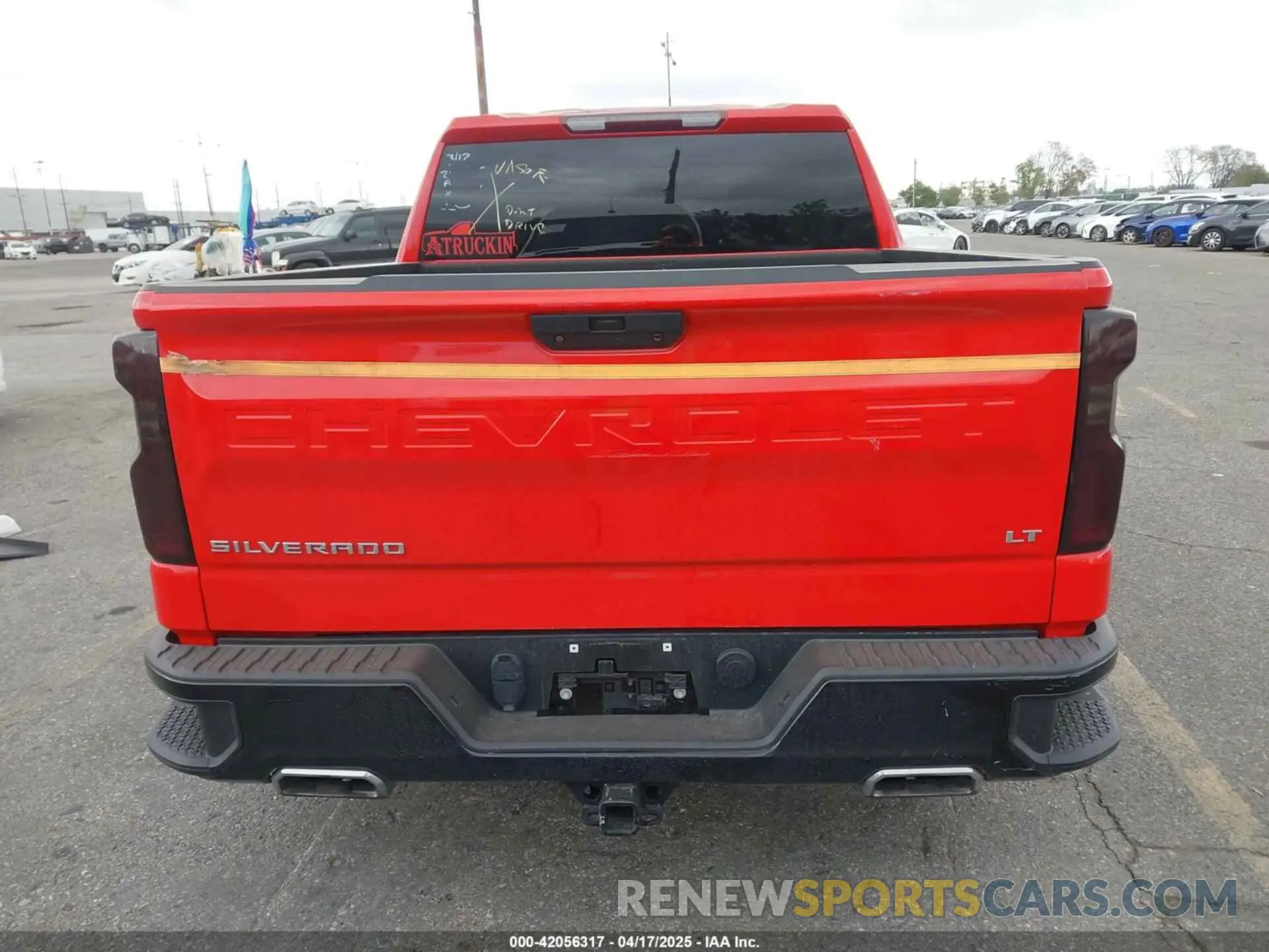 17 Photograph of a damaged car 3GCPWCED8MG250145 CHEVROLET SILVERADO 1500 2021