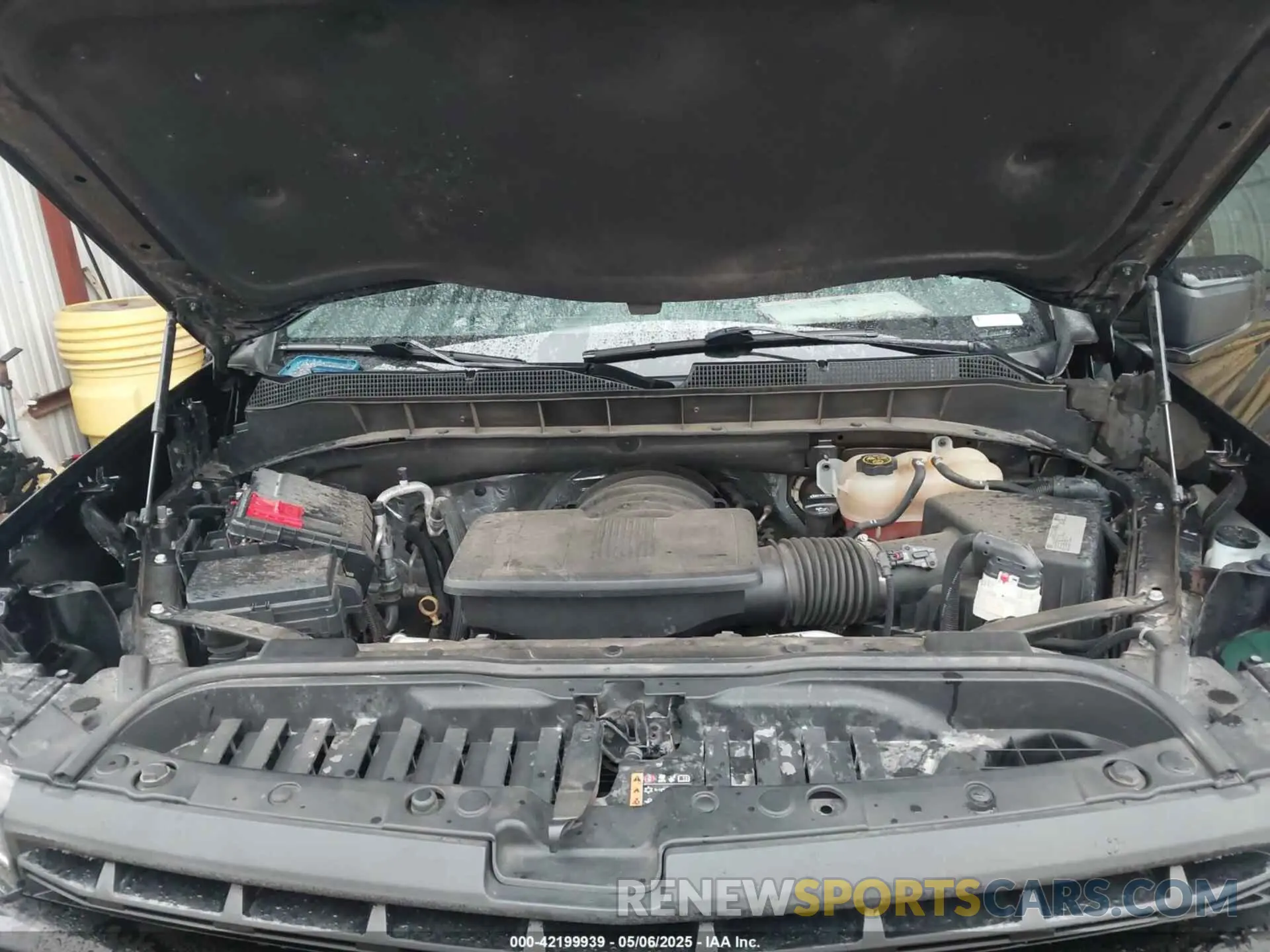 10 Photograph of a damaged car 3GCPWDED0MG131690 CHEVROLET SILVERADO 1500 2021