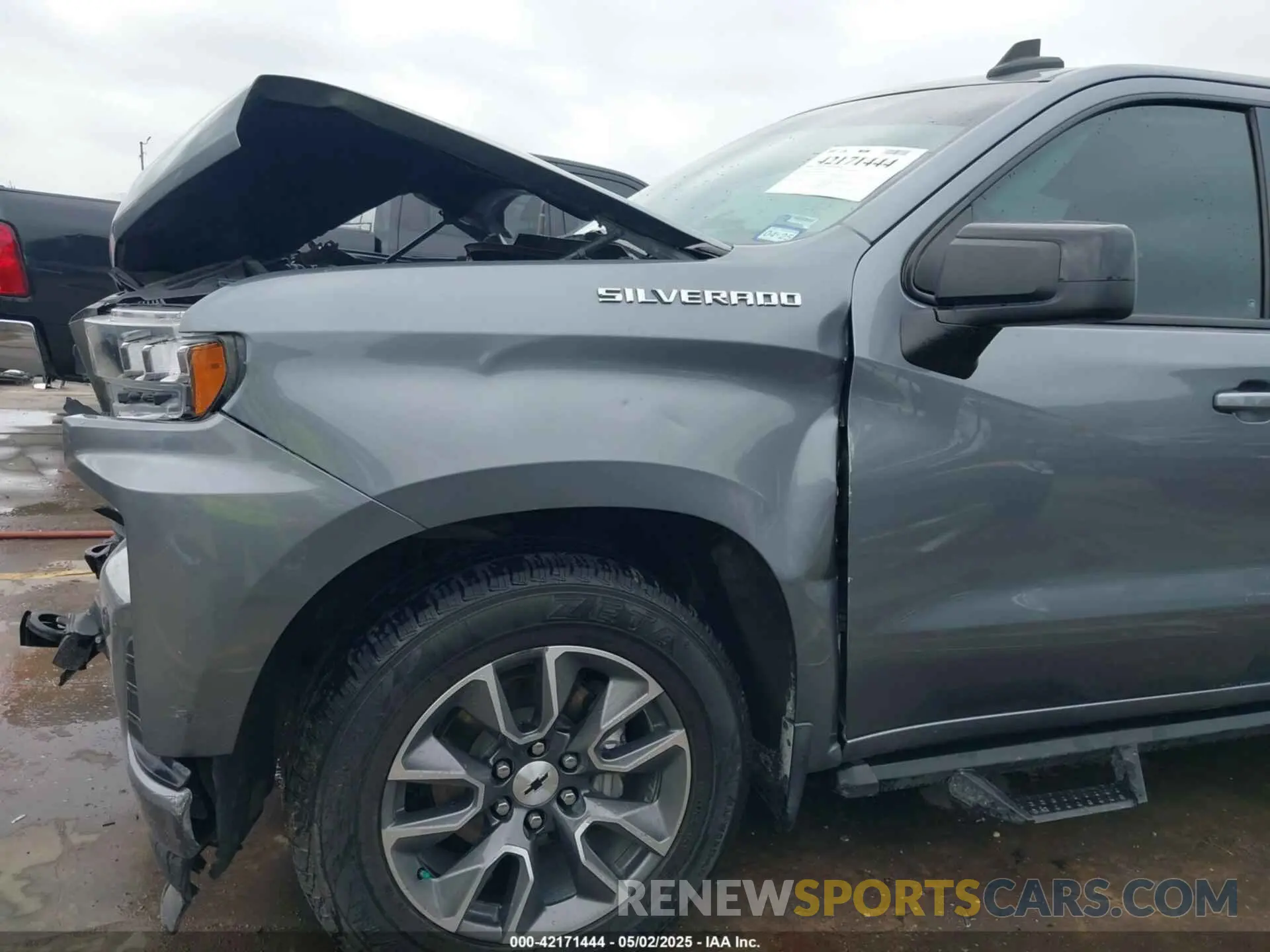 18 Photograph of a damaged car 3GCPWDED3MG200890 CHEVROLET SILVERADO 1500 2021