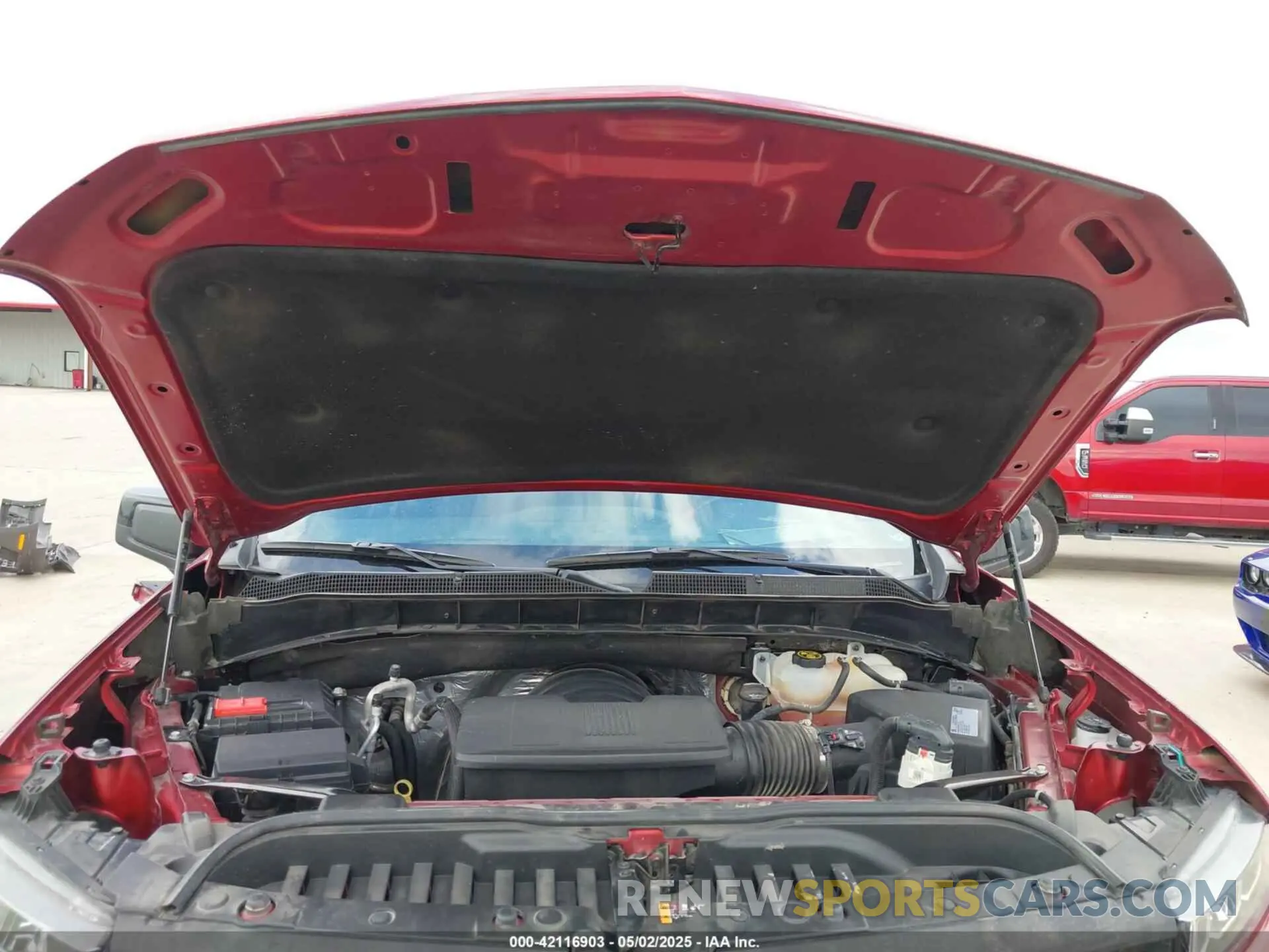 10 Photograph of a damaged car 3GCPWDED8MG385275 CHEVROLET SILVERADO 1500 2021
