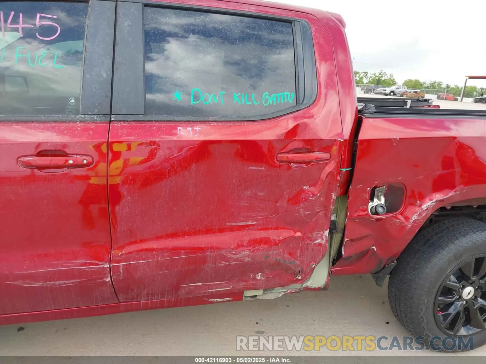 6 Photograph of a damaged car 3GCPWDED8MG385275 CHEVROLET SILVERADO 1500 2021