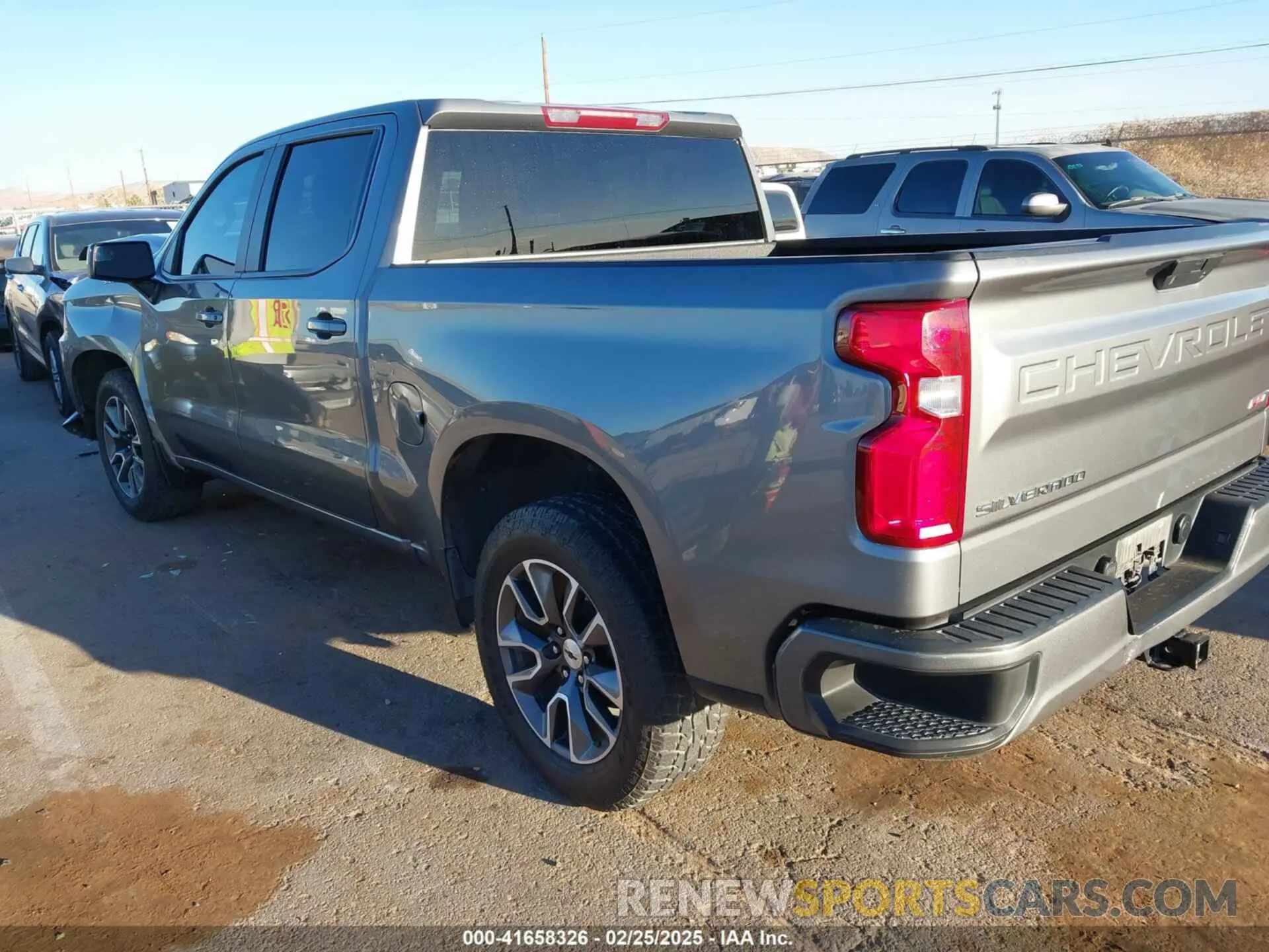 3 Photograph of a damaged car 3GCPWDEDXMG200255 CHEVROLET SILVERADO 1500 2021