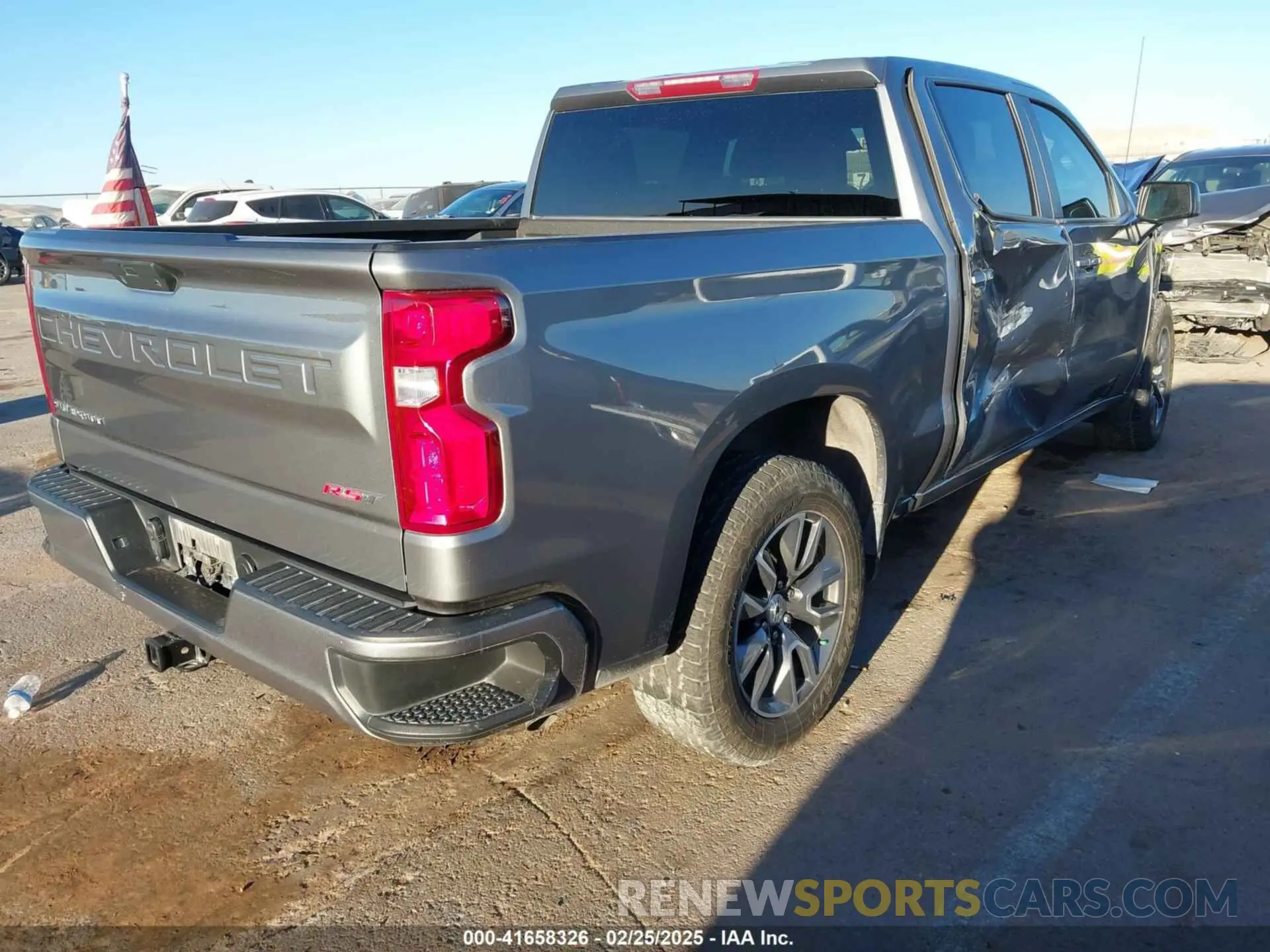 4 Photograph of a damaged car 3GCPWDEDXMG200255 CHEVROLET SILVERADO 1500 2021