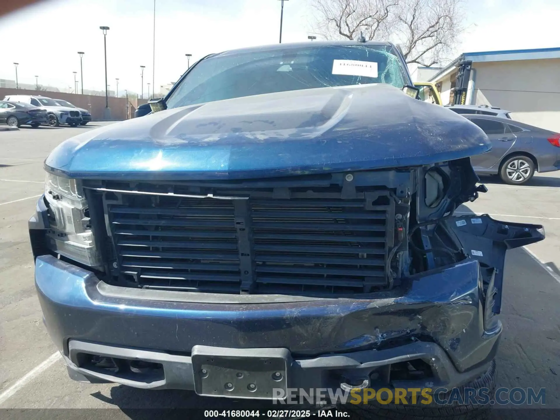 13 Photograph of a damaged car 3GCPWDET8MG103031 CHEVROLET SILVERADO 1500 2021