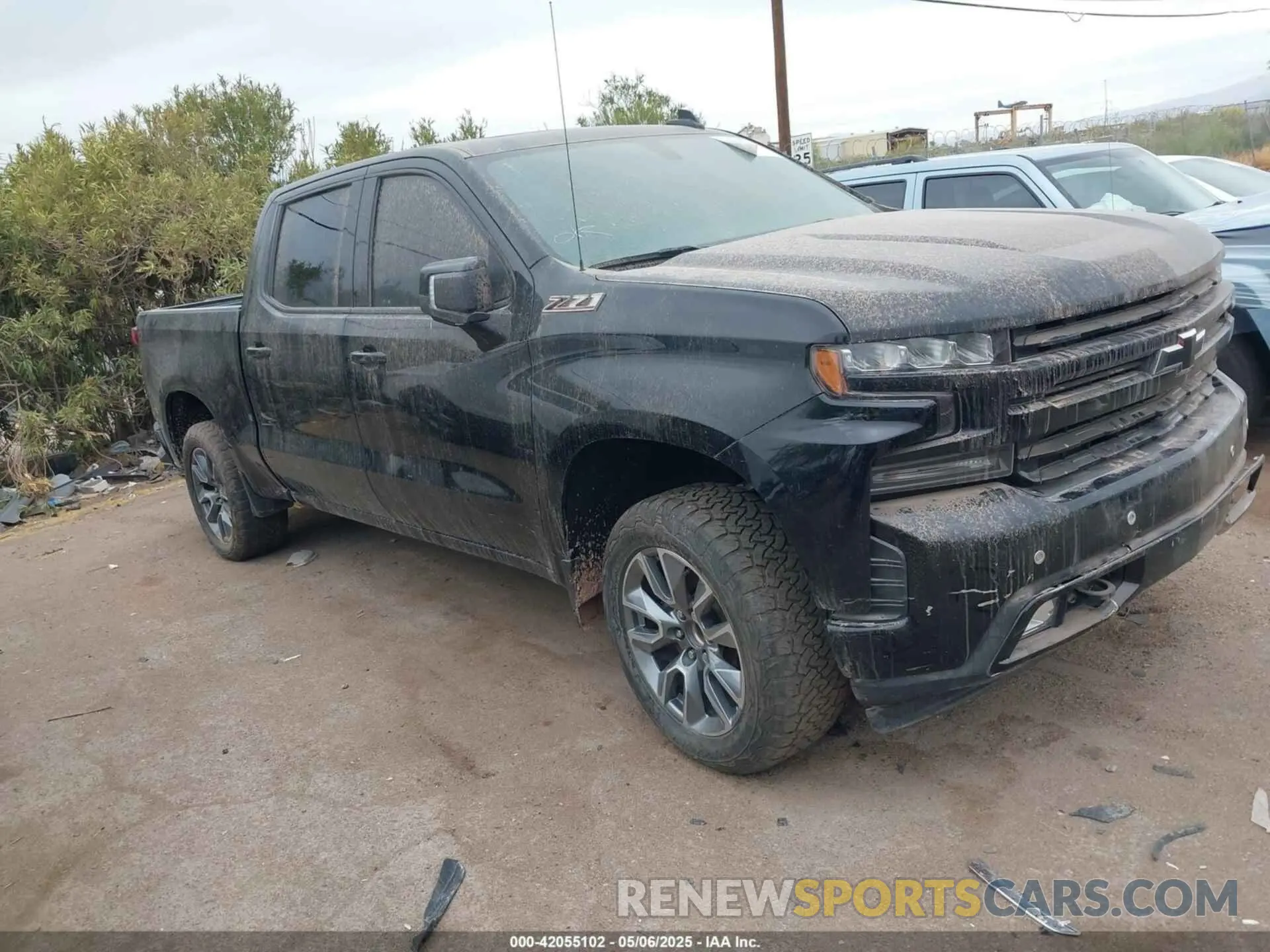 1 Photograph of a damaged car 3GCPWEED3MG432055 CHEVROLET SILVERADO 1500 2021