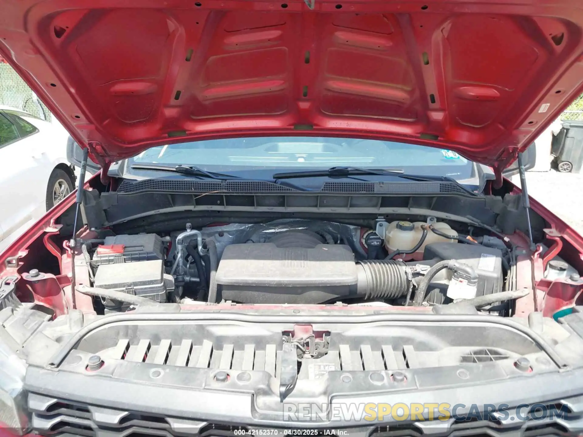10 Photograph of a damaged car 3GCPYBEH6MG173072 CHEVROLET SILVERADO 1500 2021
