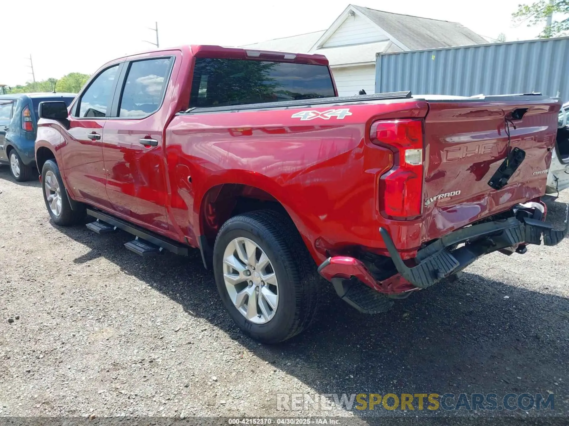 3 Photograph of a damaged car 3GCPYBEH6MG173072 CHEVROLET SILVERADO 1500 2021