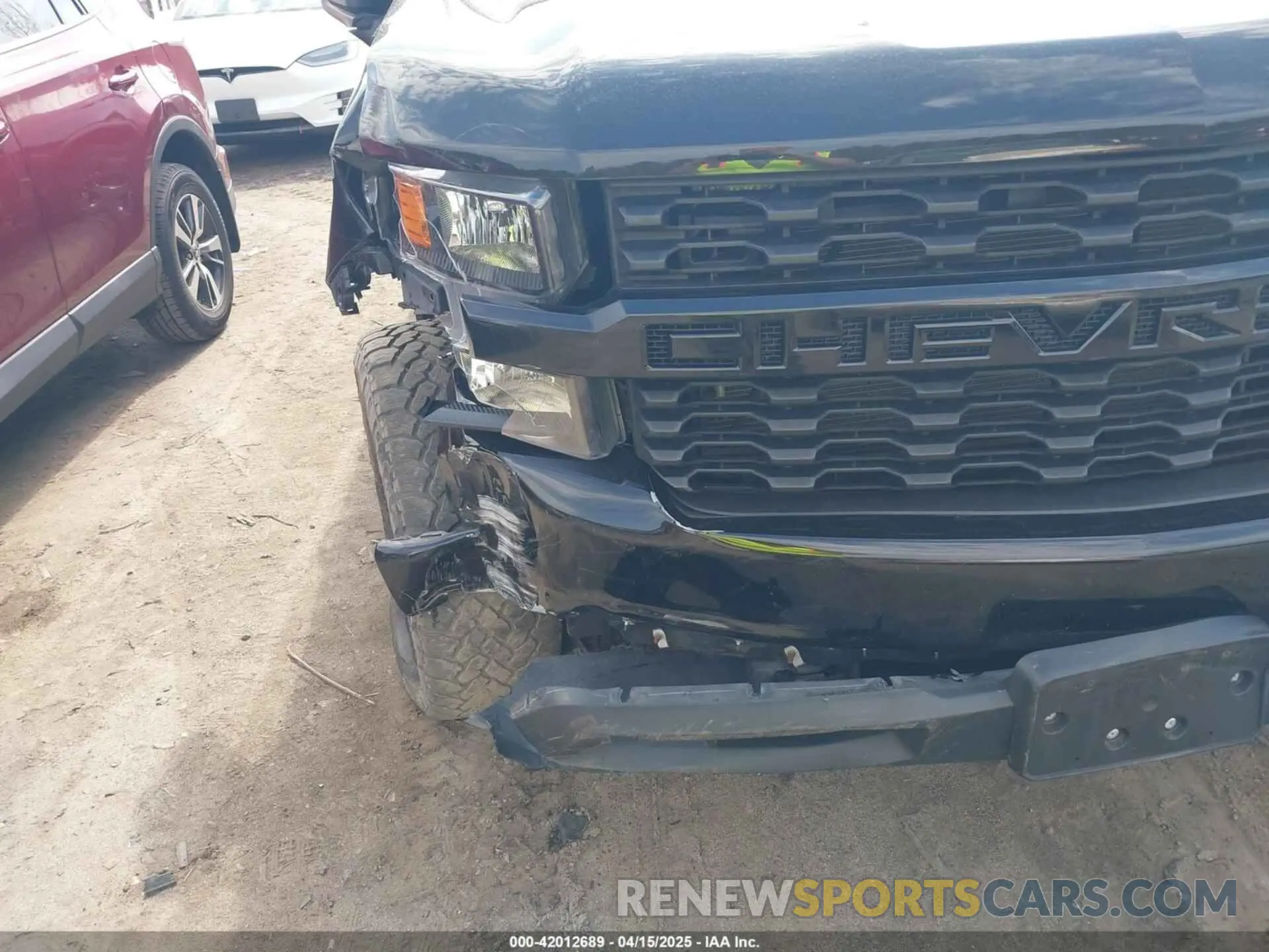 21 Photograph of a damaged car 3GCPYBEH9MG172952 CHEVROLET SILVERADO 1500 2021
