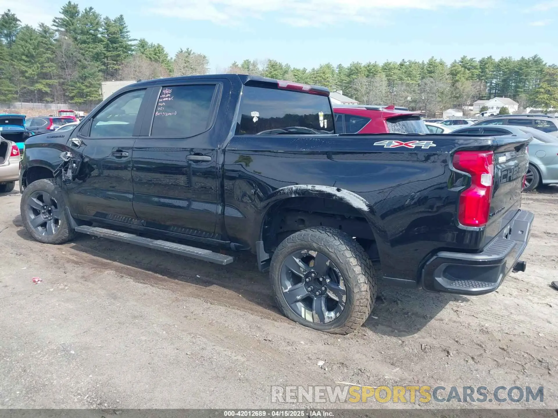 3 Photograph of a damaged car 3GCPYBEH9MG172952 CHEVROLET SILVERADO 1500 2021